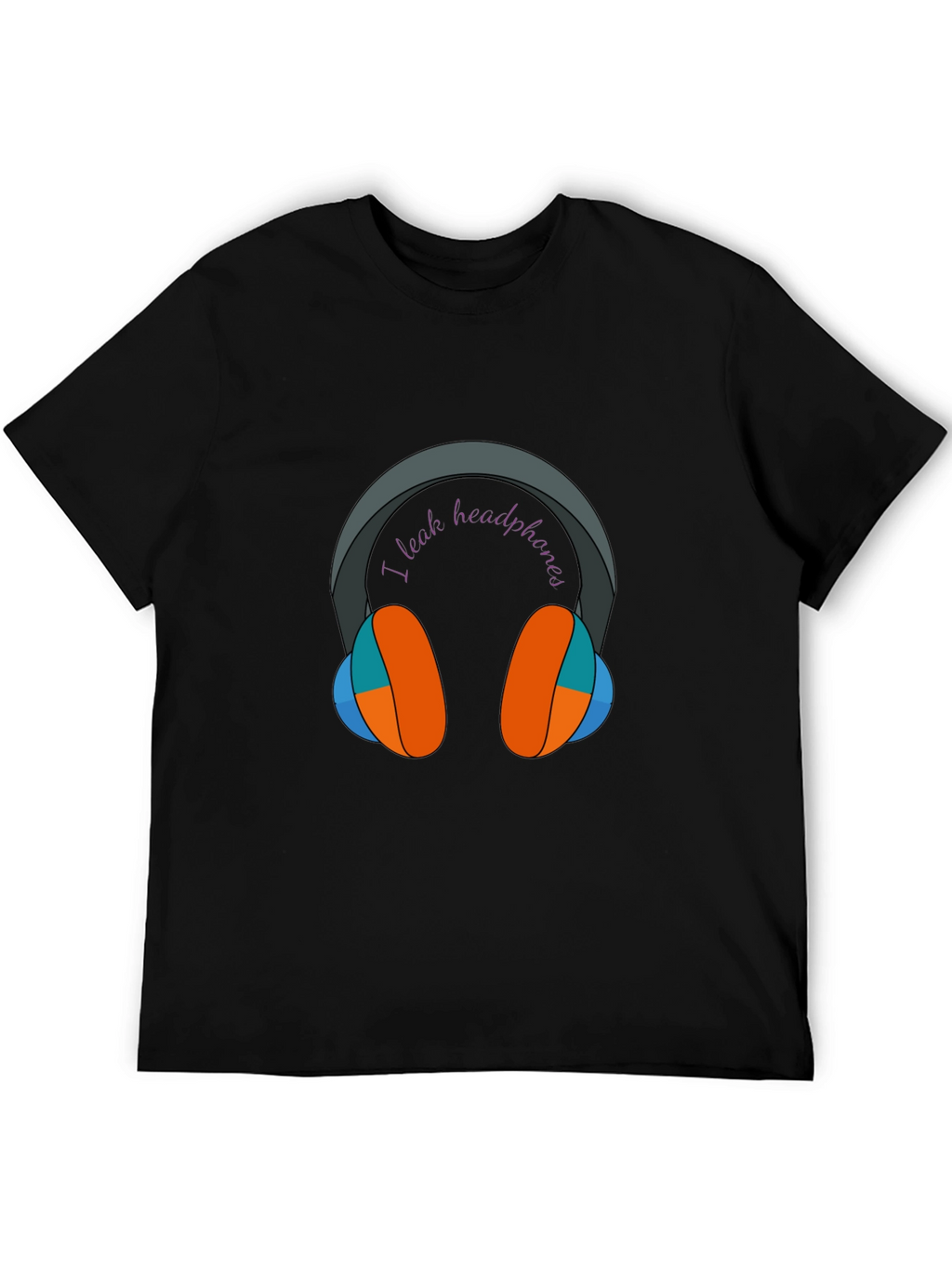I Leak Headphones Graphic Tee