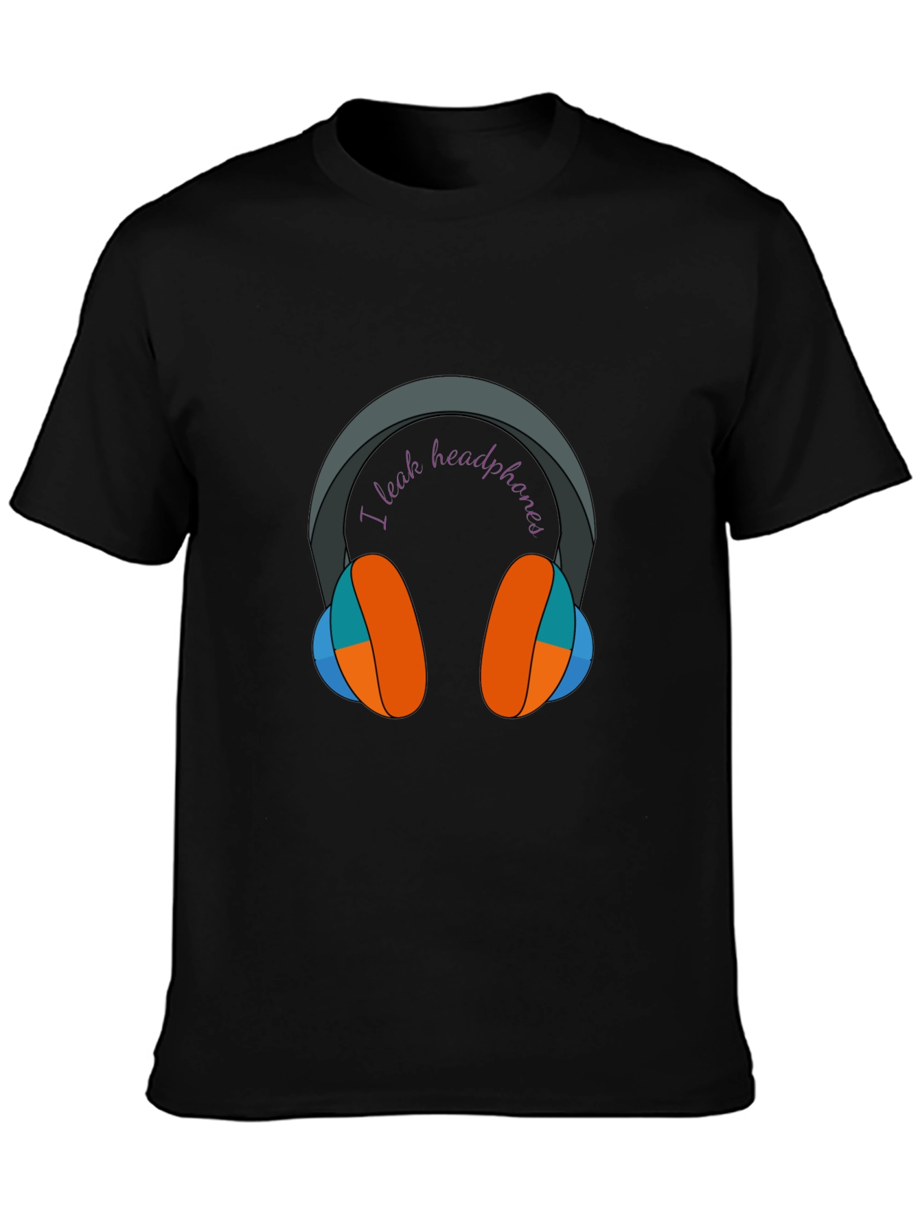 I Leak Headphones Graphic Tee