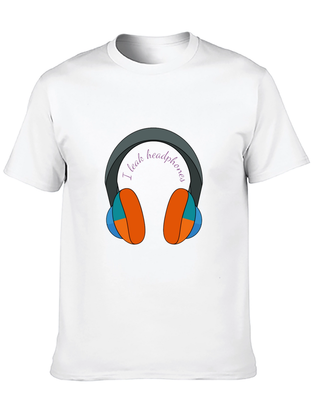 I Leak Headphones Graphic Tee