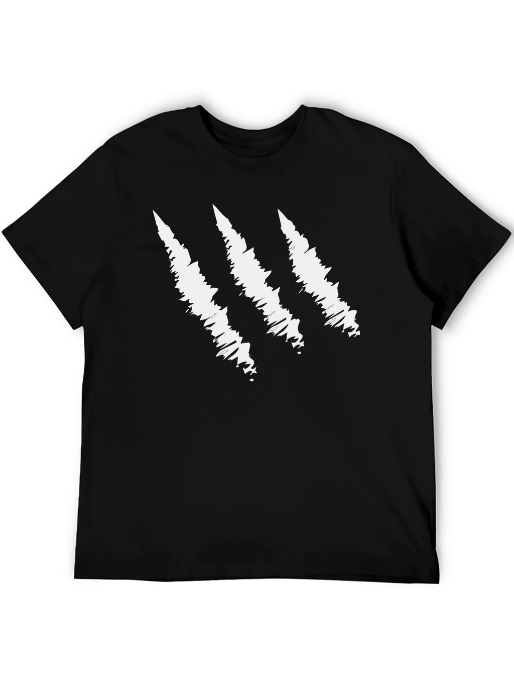 Claw Scratch Graphic Black T-Shirt