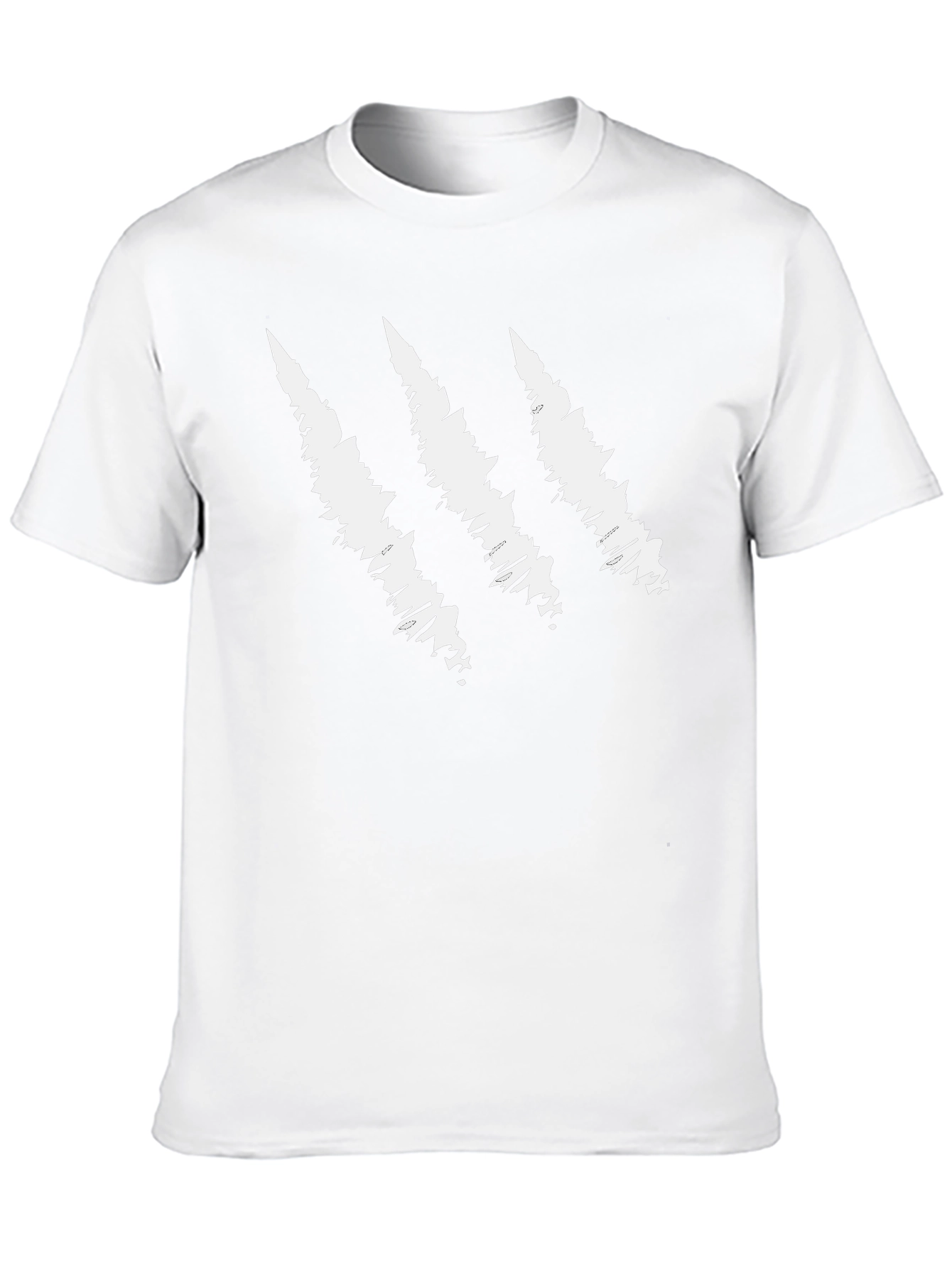 Claw Scratch Graphic Black T-Shirt