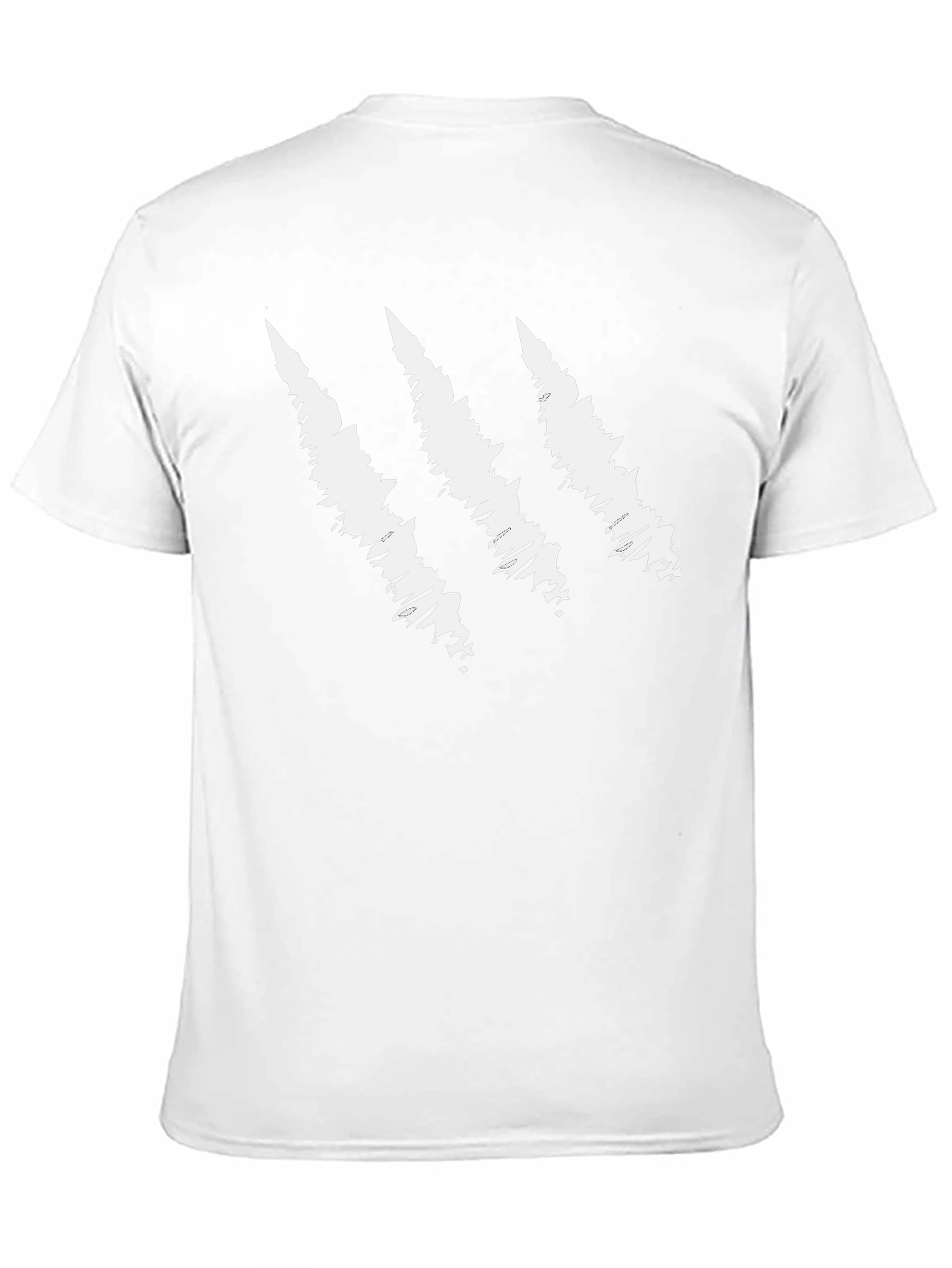 Claw Scratch Graphic Black T-Shirt
