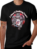 I Dont Fucking Care Bear Graphic T-Shirt