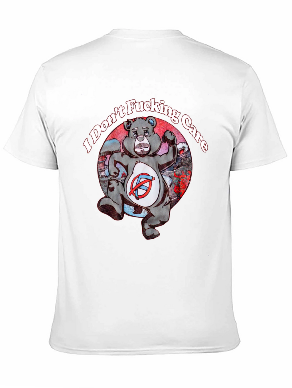 I Dont Fucking Care Bear Graphic T-Shirt