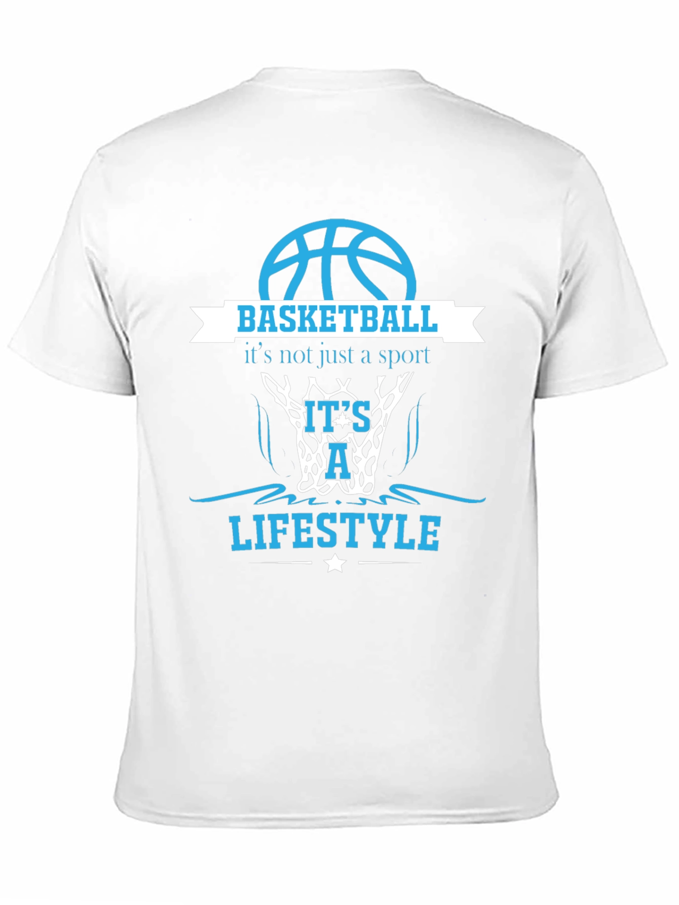 Basketball Lifestyle Tee - Black Graphic T-Shirt