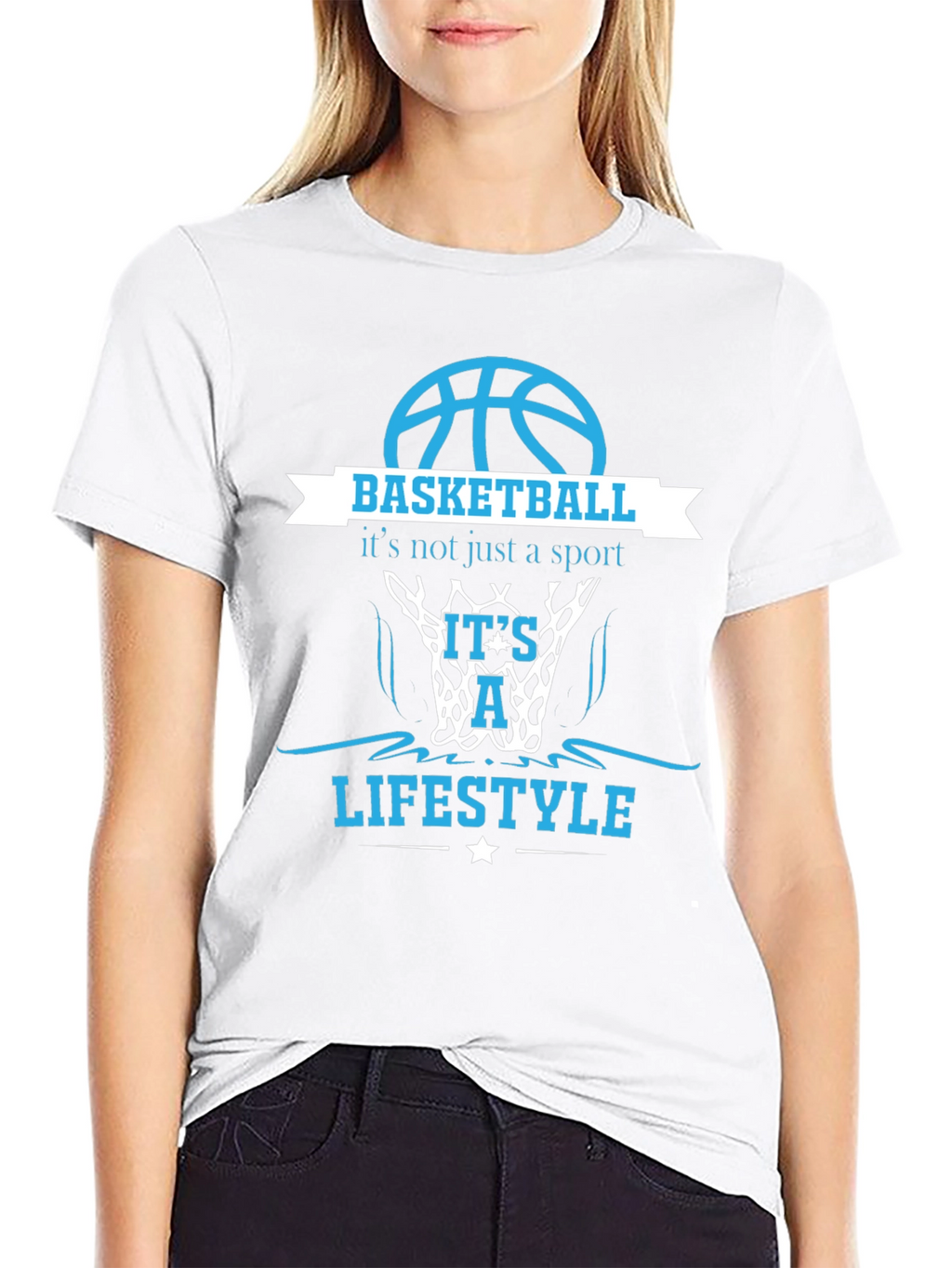 Basketball Lifestyle Tee - Black Graphic T-Shirt
