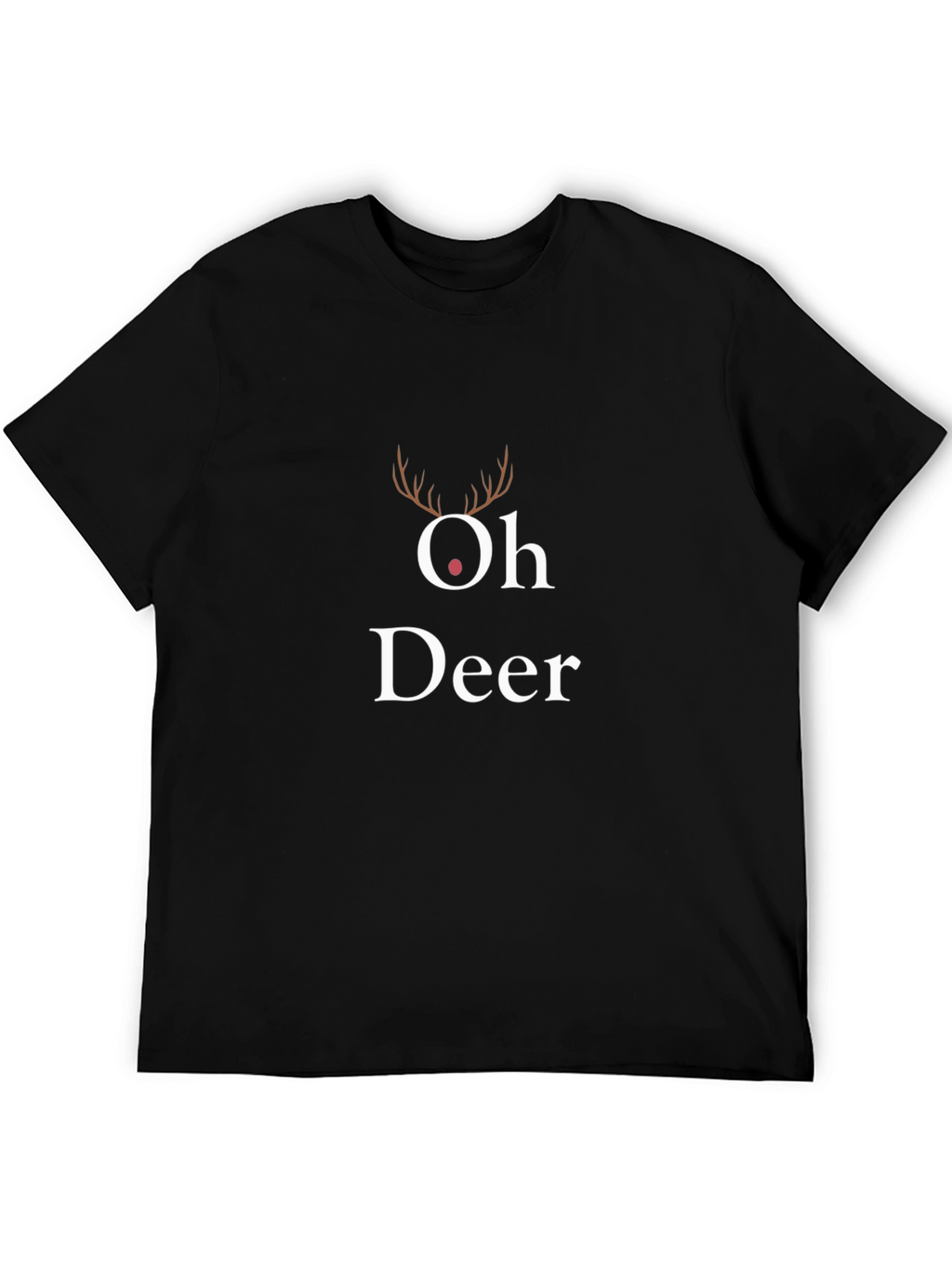 Oh Deer Christmas T-Shirt - Holiday Festive Top