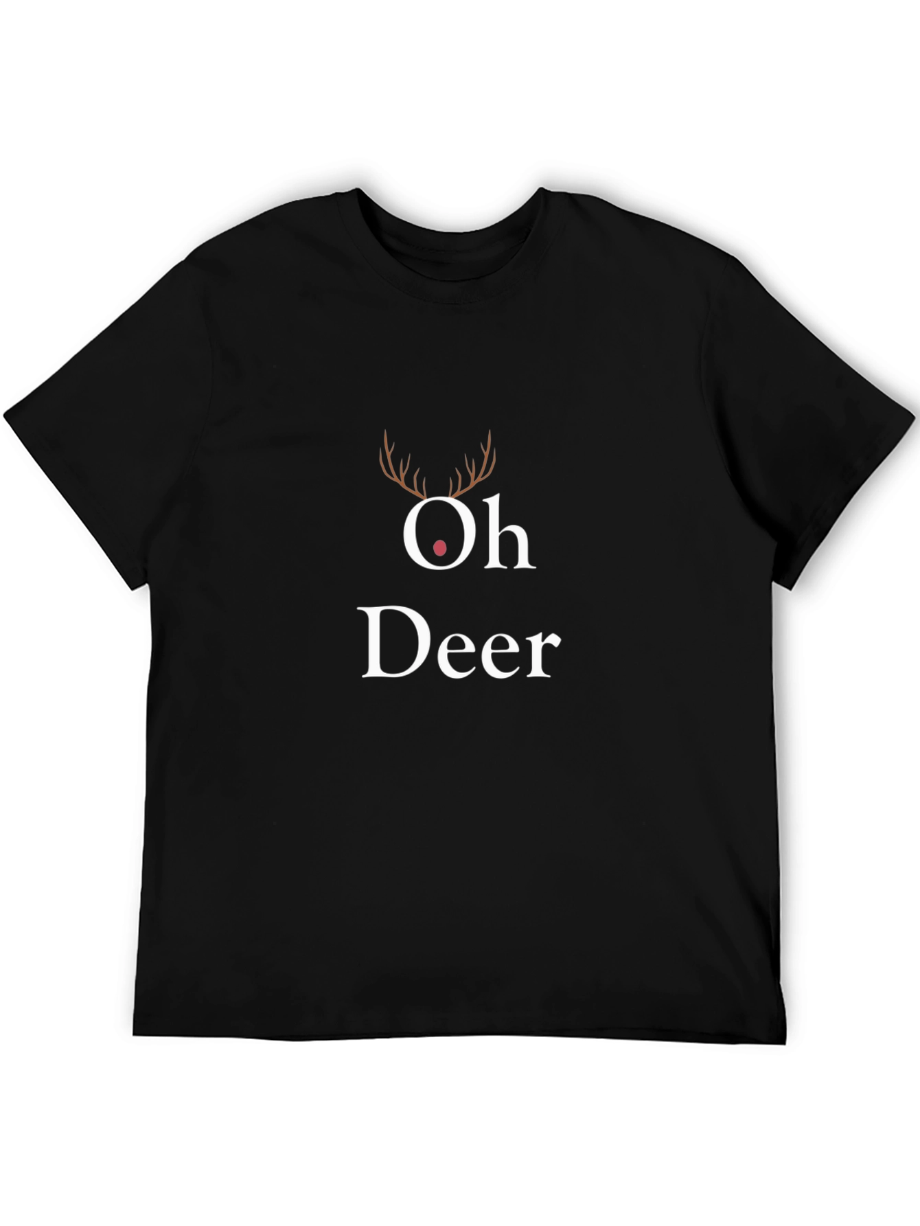 Oh Deer Christmas T-Shirt - Holiday Festive Top