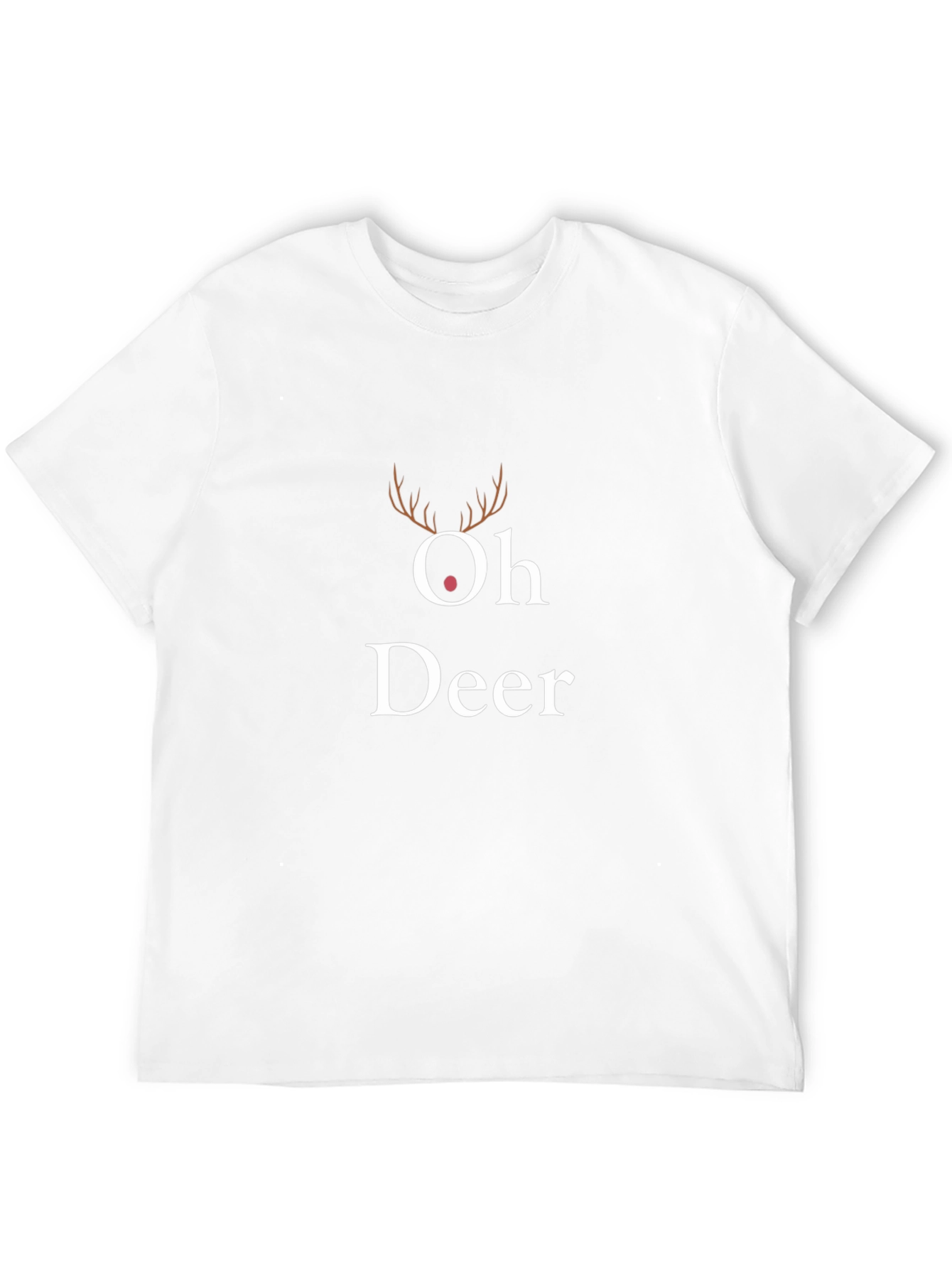 Oh Deer Christmas T-Shirt - Holiday Festive Top