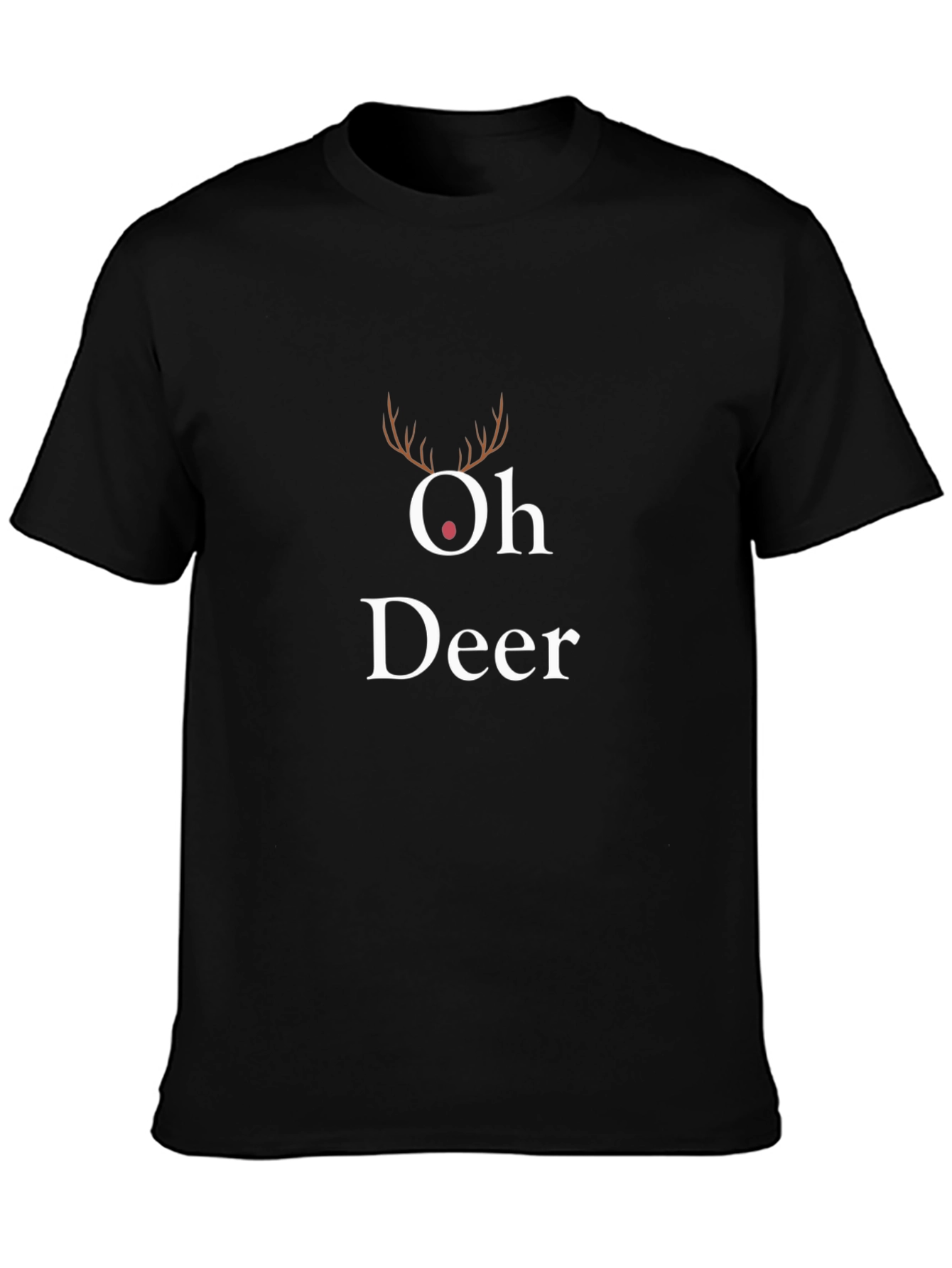 Oh Deer Christmas T-Shirt - Holiday Festive Top