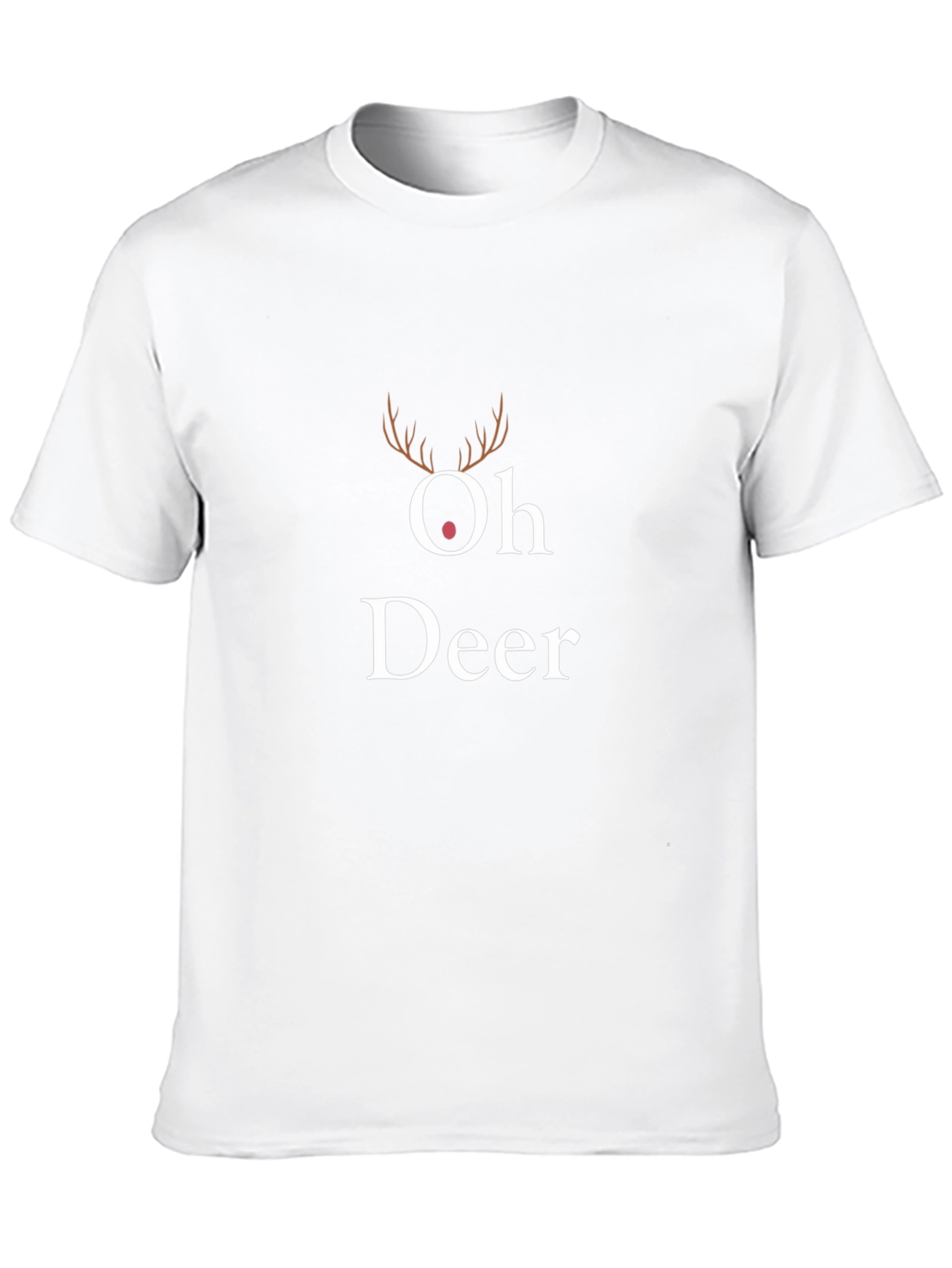 Oh Deer Christmas T-Shirt - Holiday Festive Top