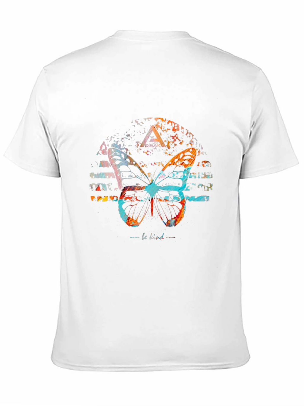 Butterfly Graphic Print Black Tee