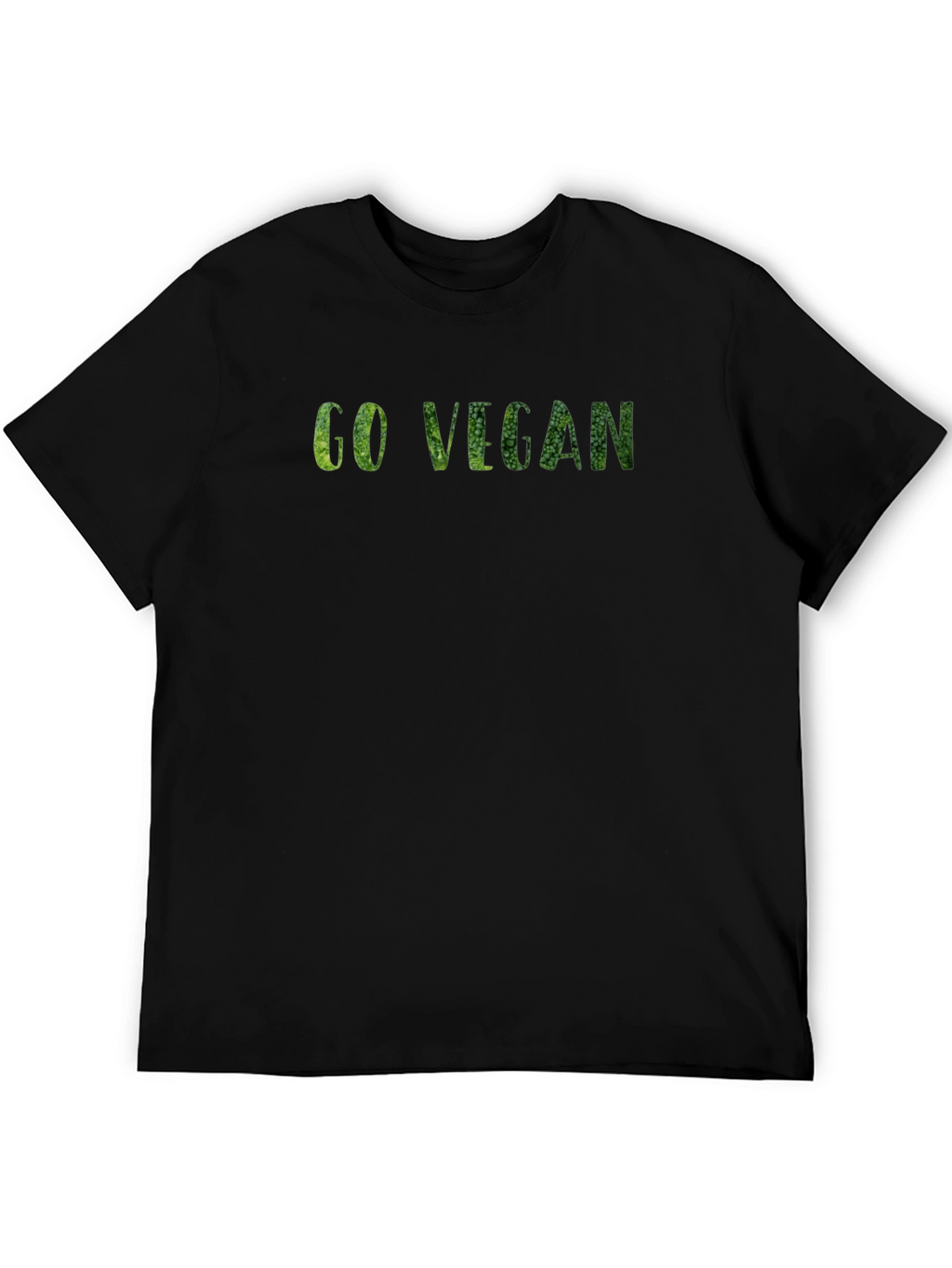 Go Vegan Black T-Shirt for Men