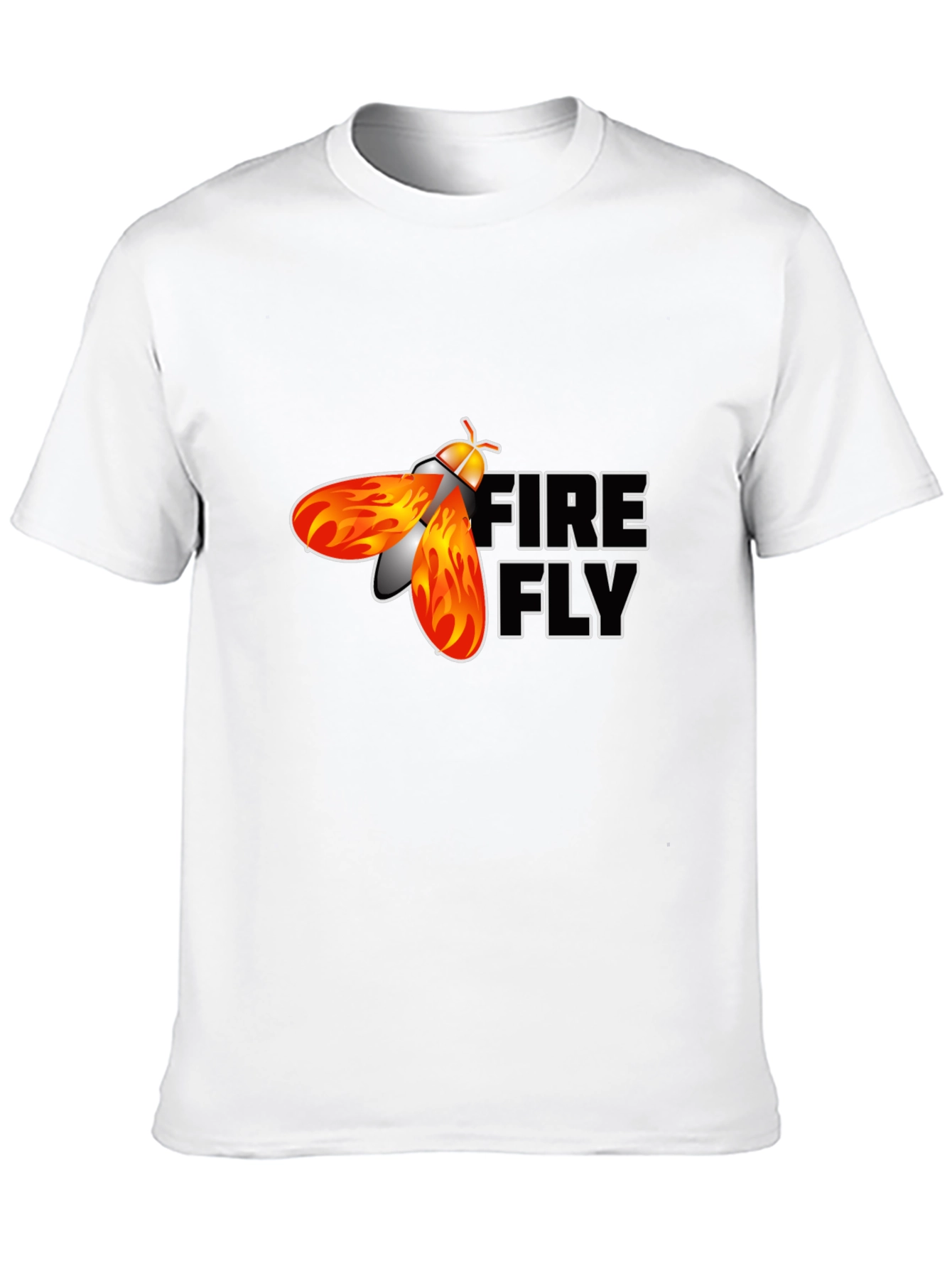 Firefly Graphic Print Black T-Shirt