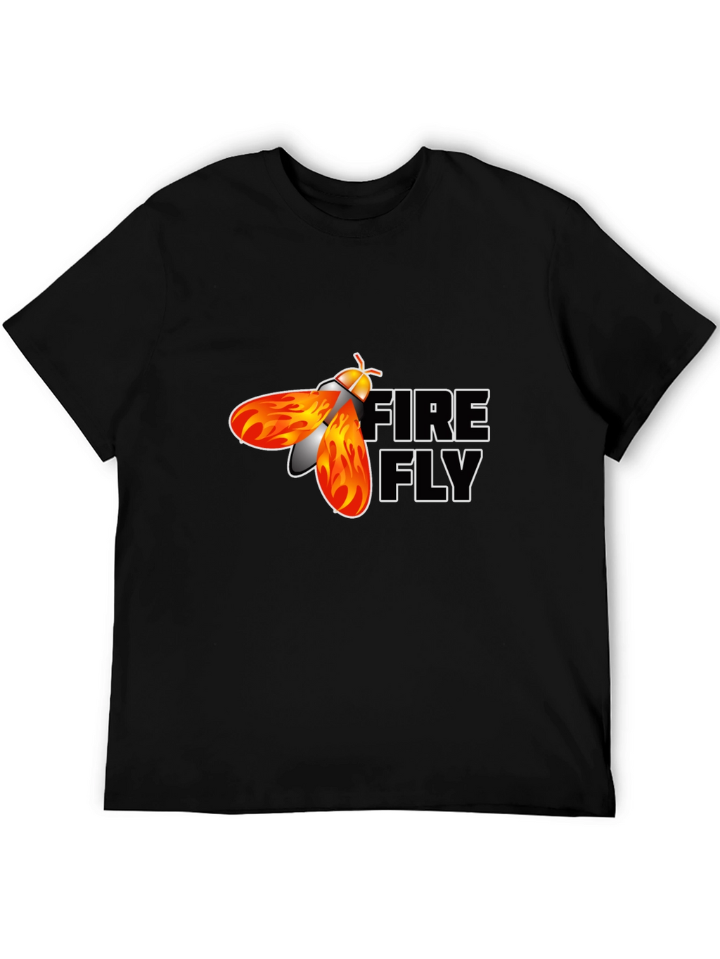 Firefly Graphic Print Black T-Shirt
