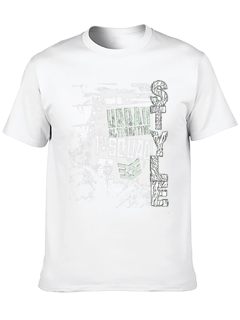 Urban Style Black Graphic Tee