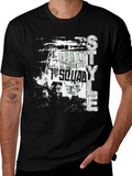 Urban Style Black Graphic Tee