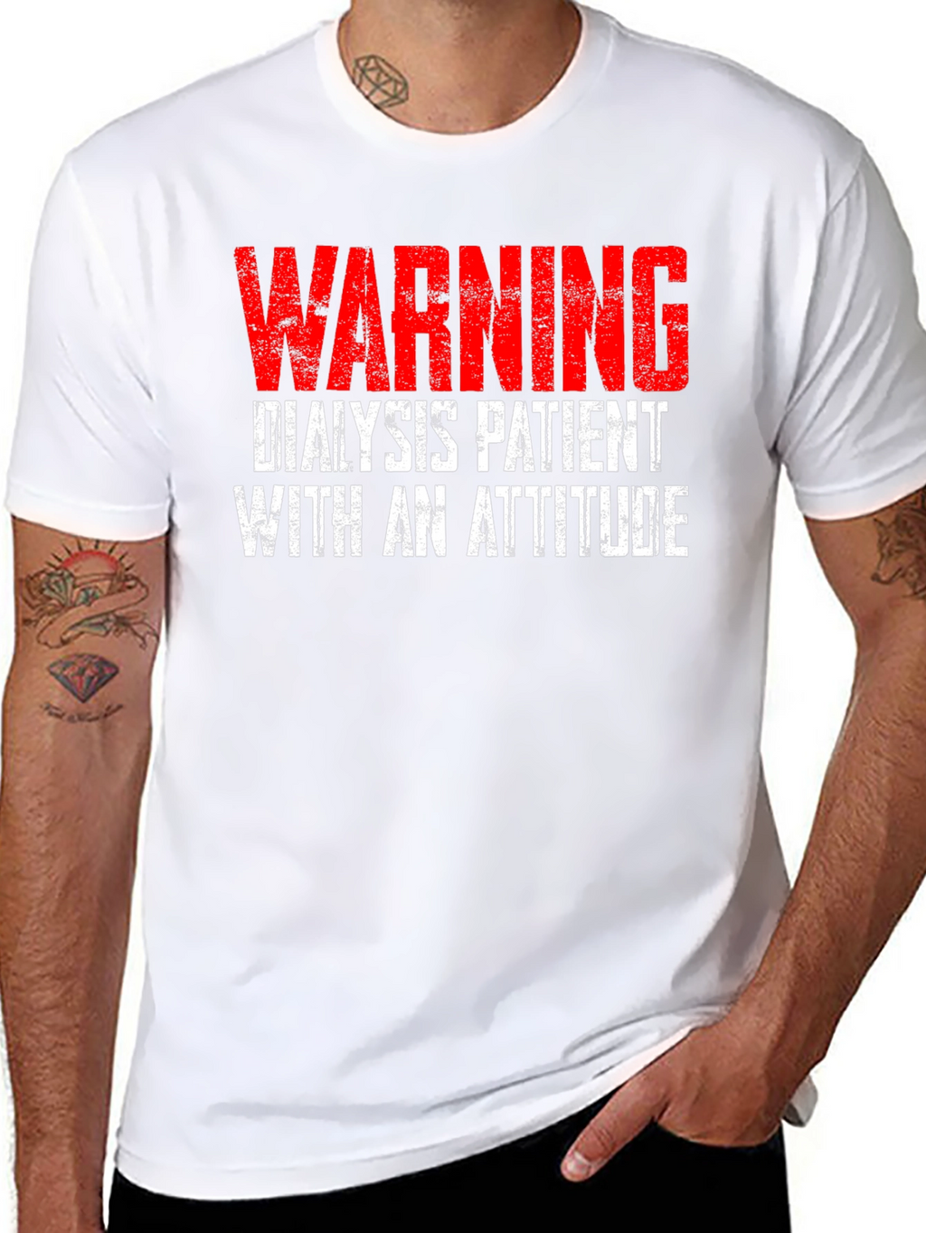 Warning Dialysis Patient with an Attitude T-Shirt
