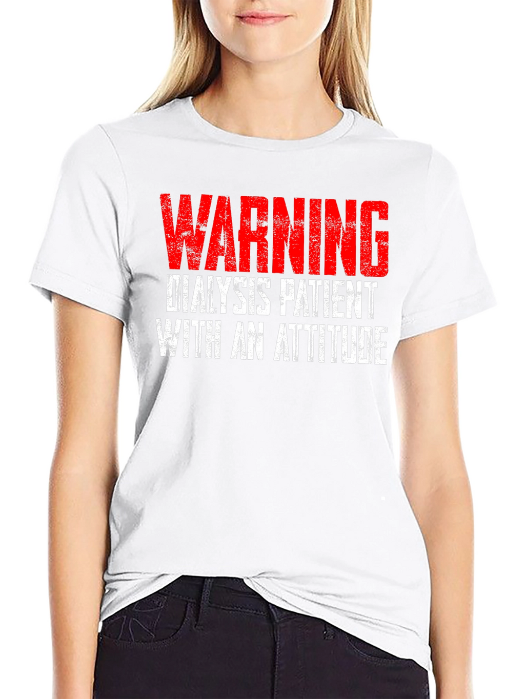 Warning Dialysis Patient with an Attitude T-Shirt