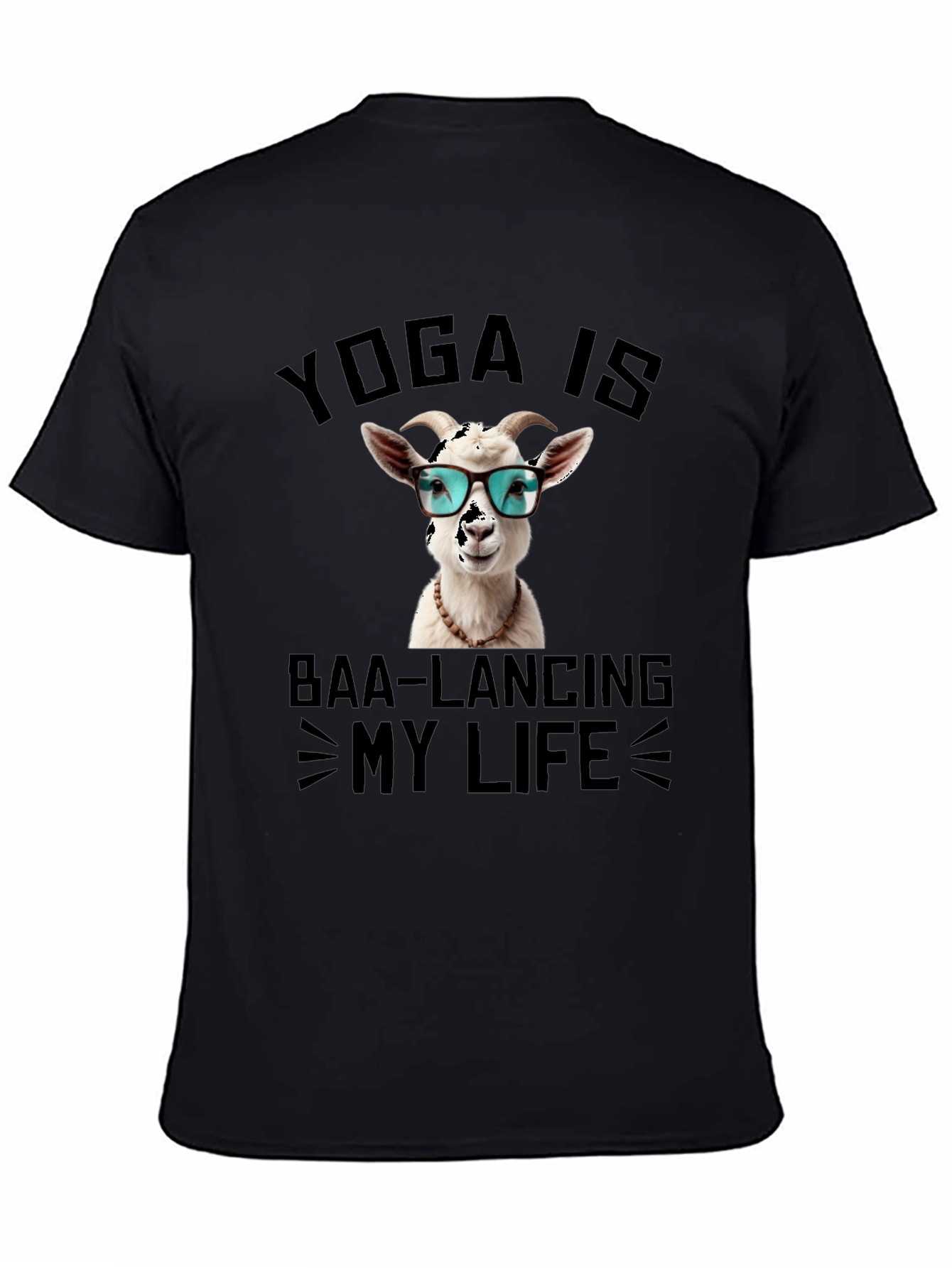 Yoga Goat T-Shirt: Baa-lancing My Life Tee