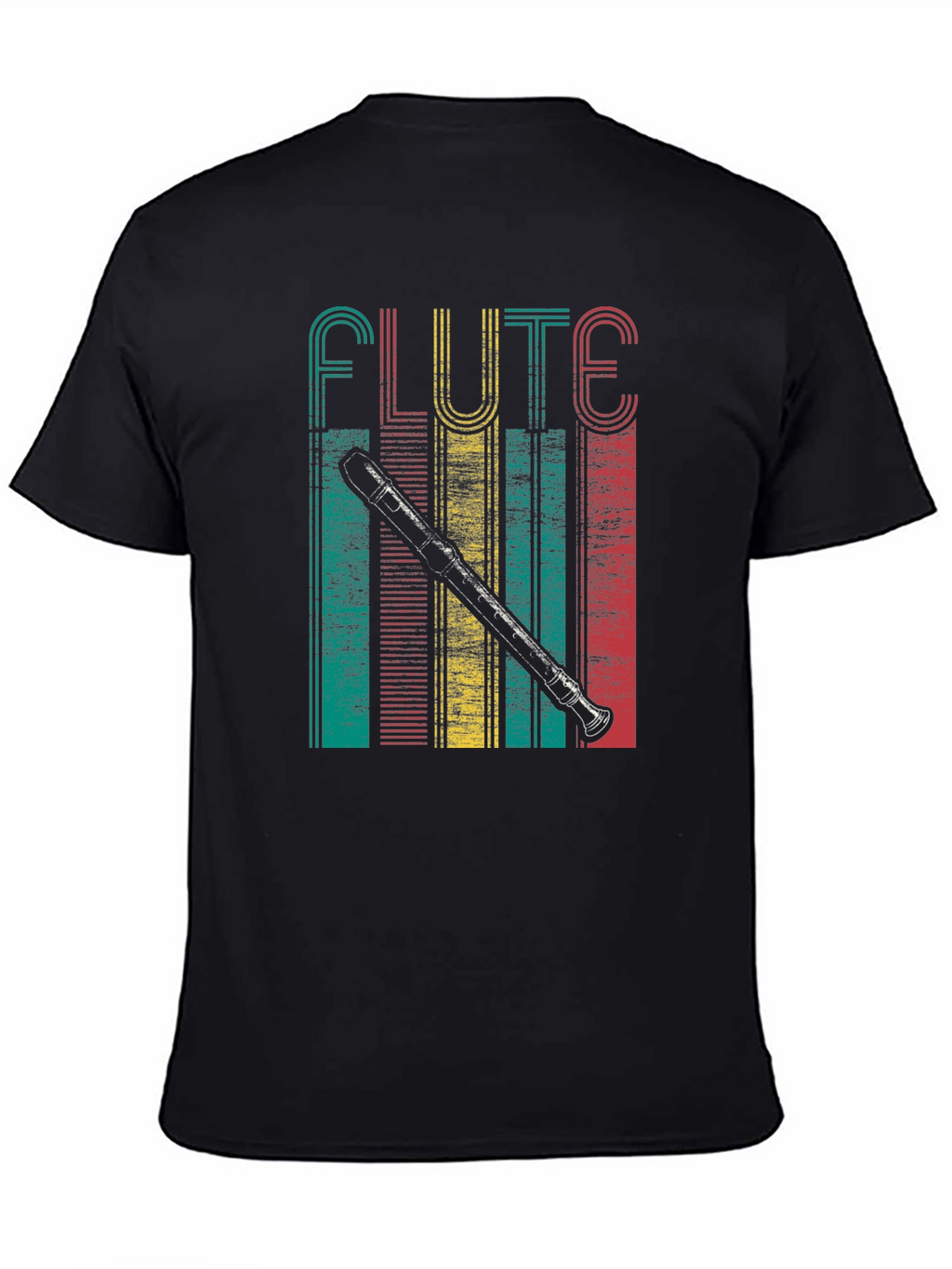 Retro Flute Player T-Shirt