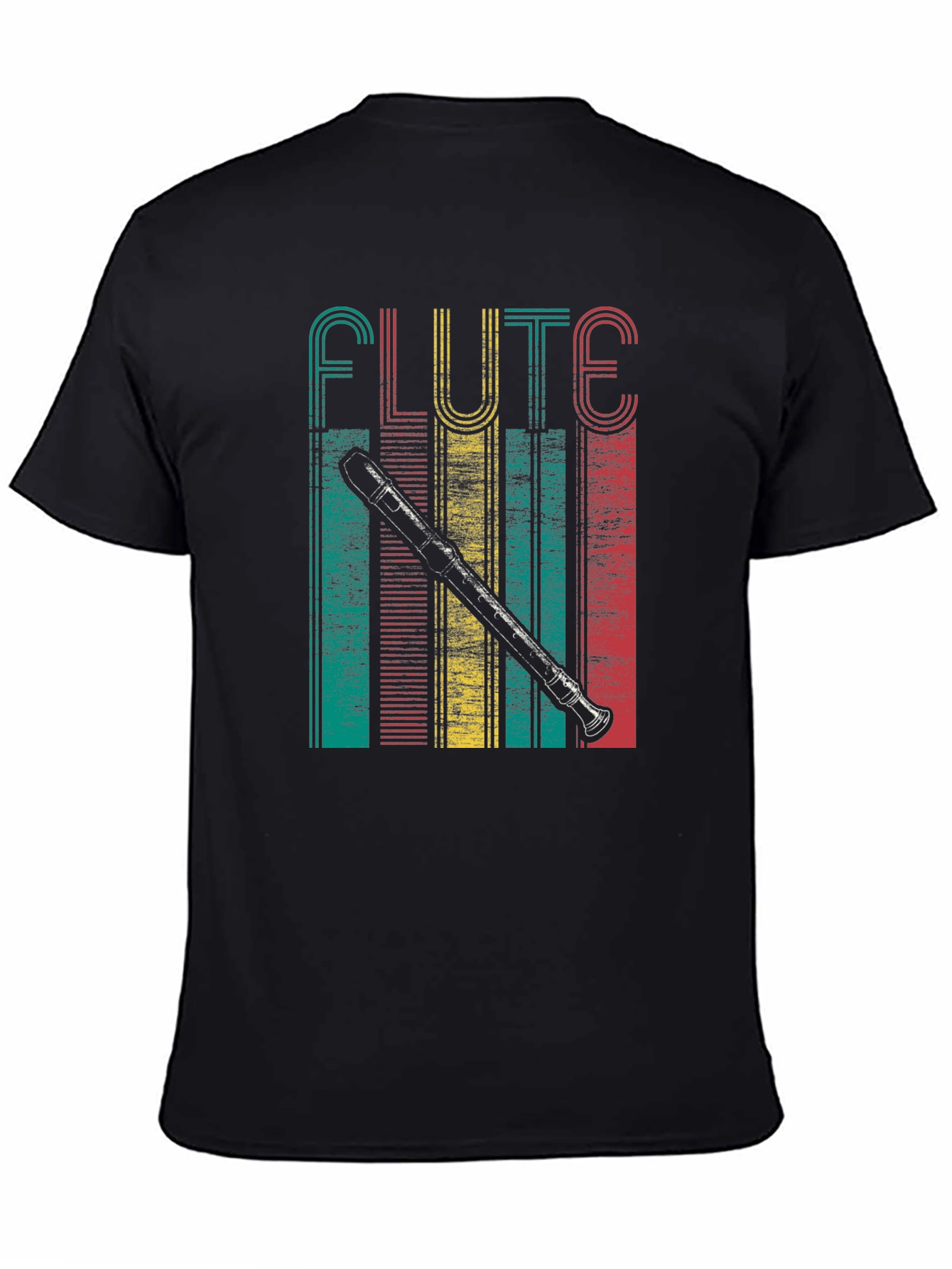 Retro Flute Player T-Shirt