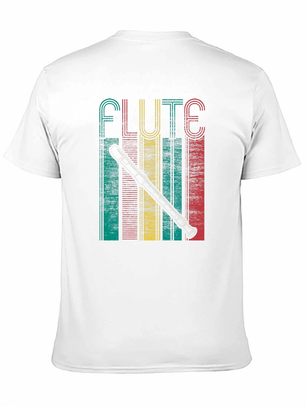 Retro Flute Player T-Shirt