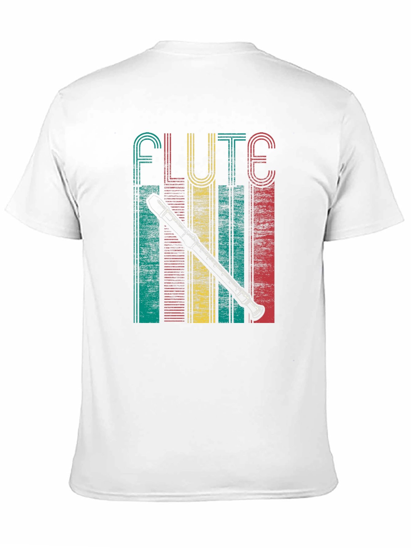 Retro Flute Player T-Shirt