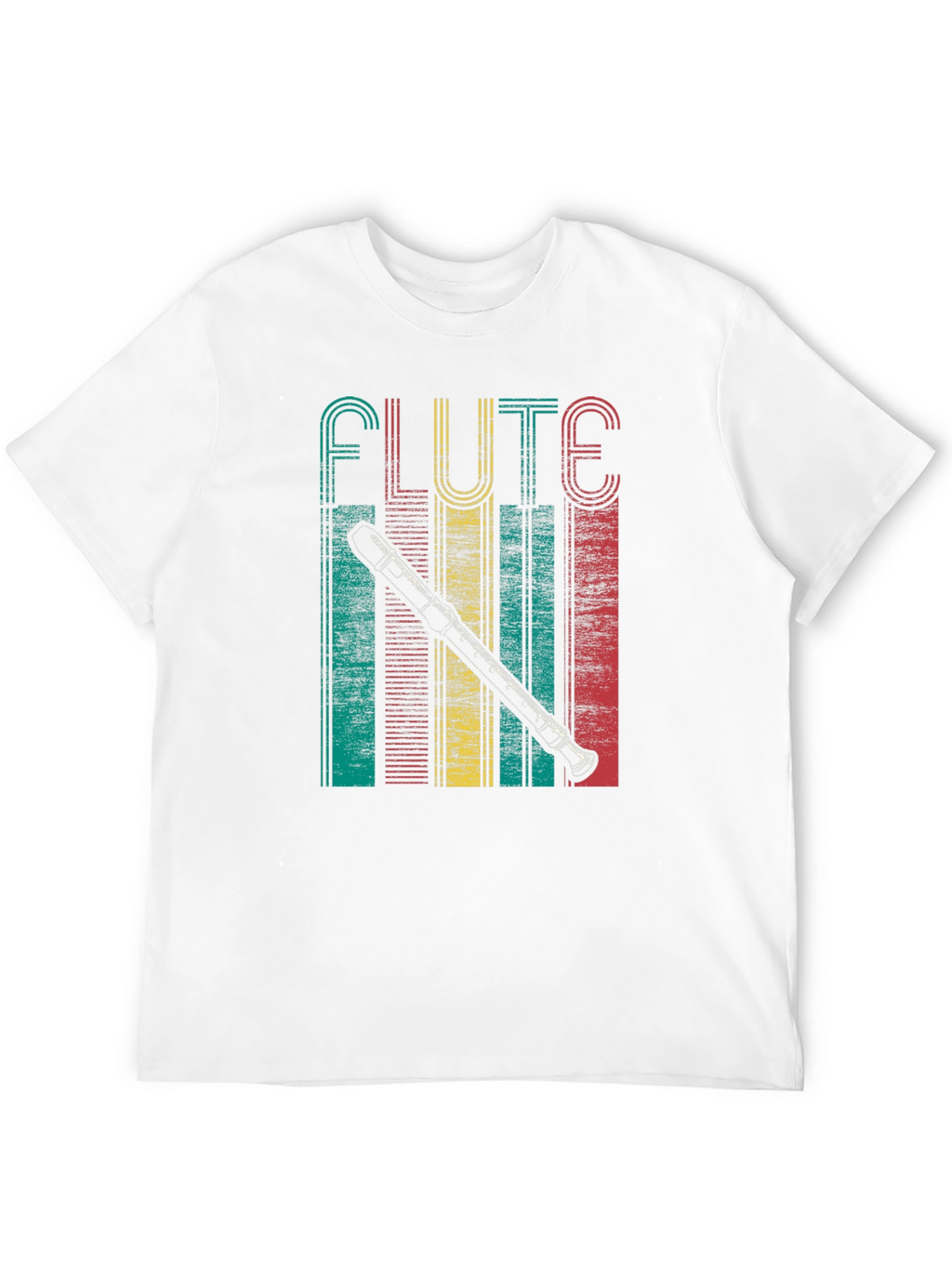 Retro Flute Player T-Shirt