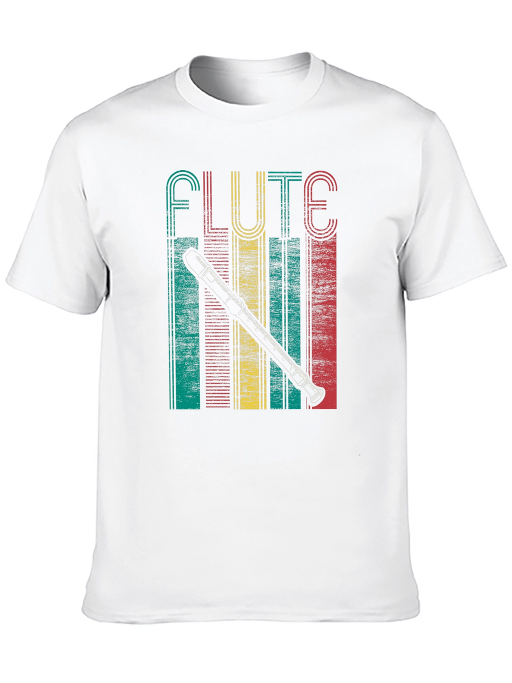 Retro Flute Player T-Shirt