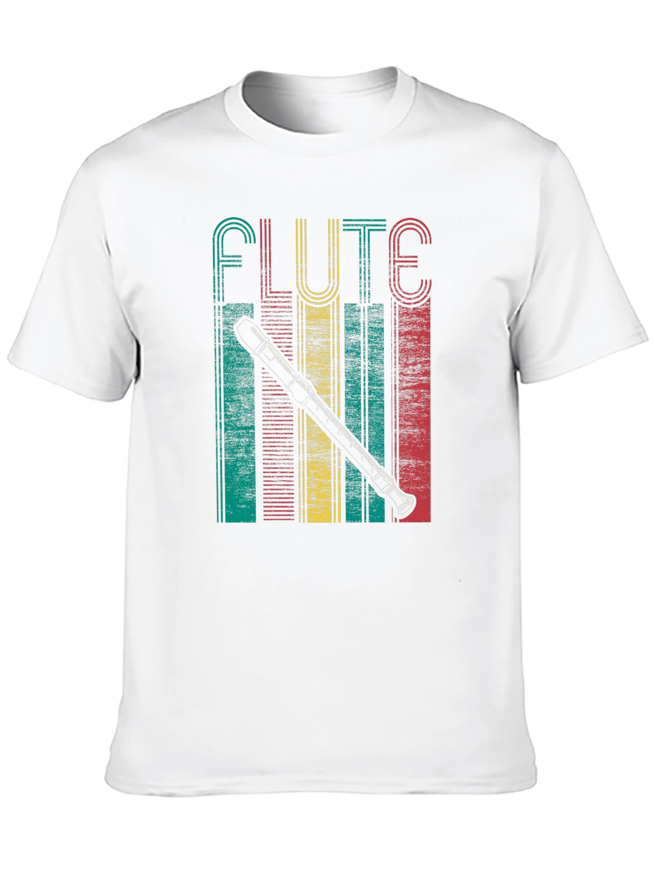 Retro Flute Player T-Shirt