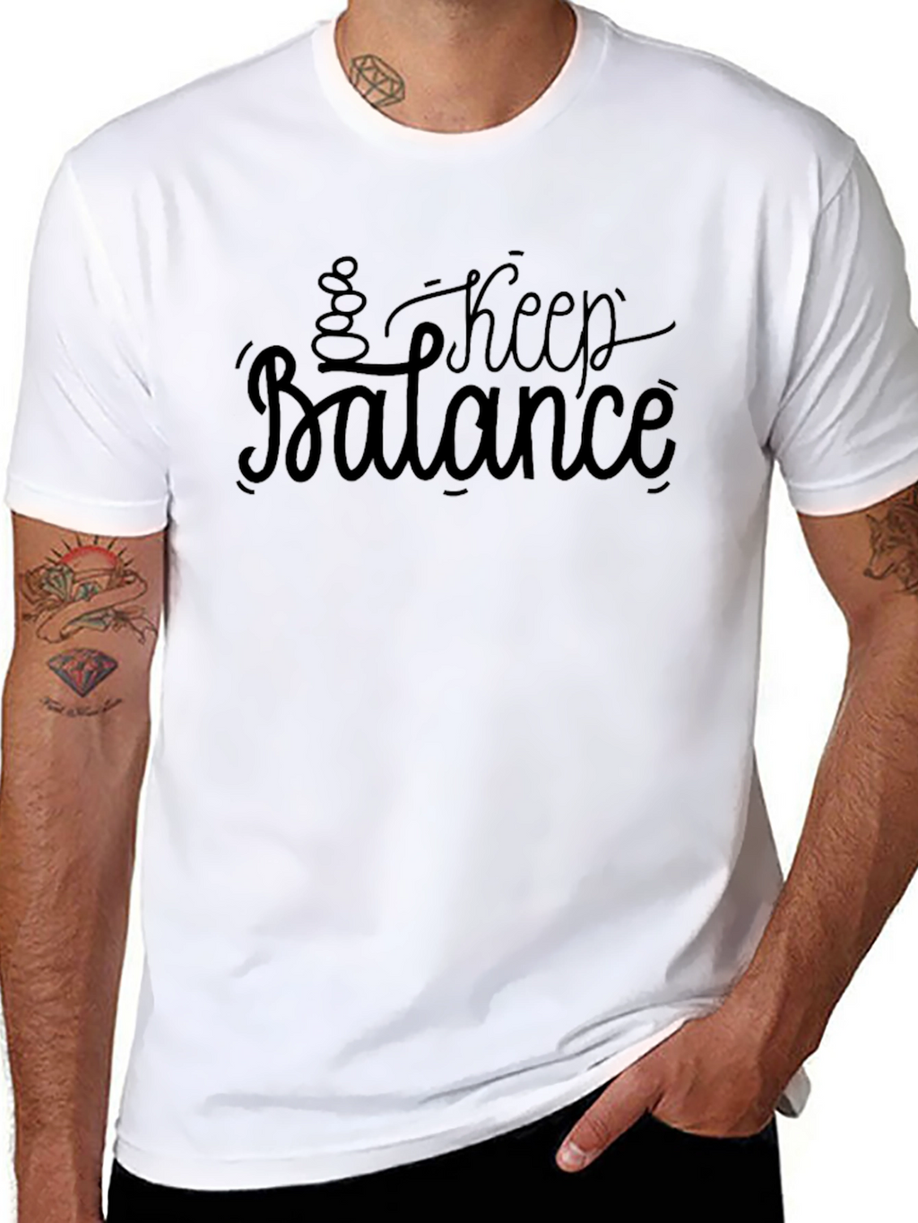 Keep Balance Graphic T-Shirt
