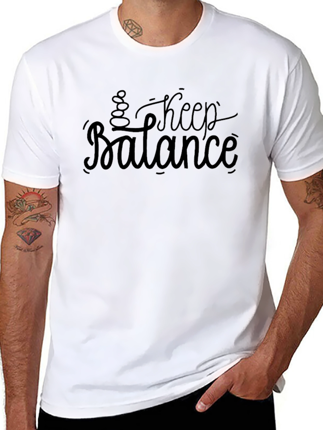 Keep Balance Graphic T-Shirt