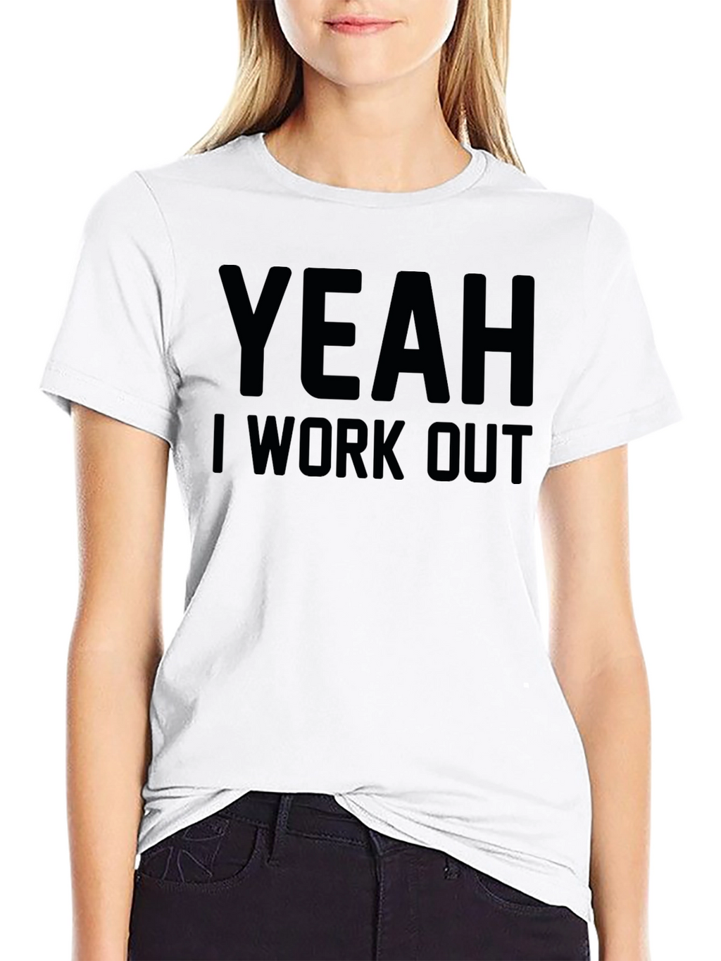 Yeah I Work Out Graphic Tee