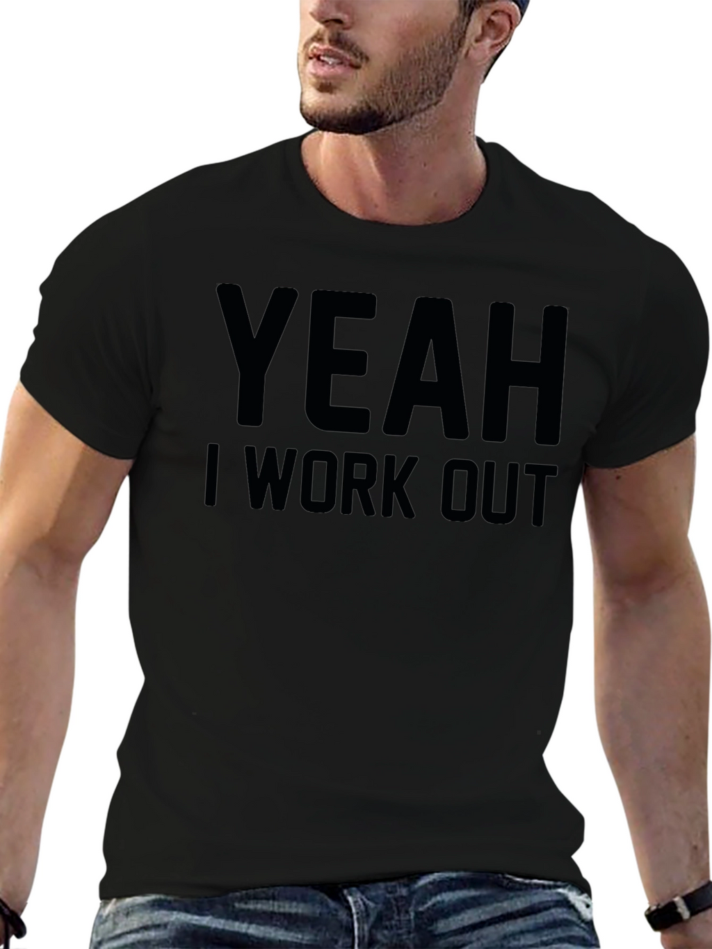 Yeah I Work Out Graphic Tee
