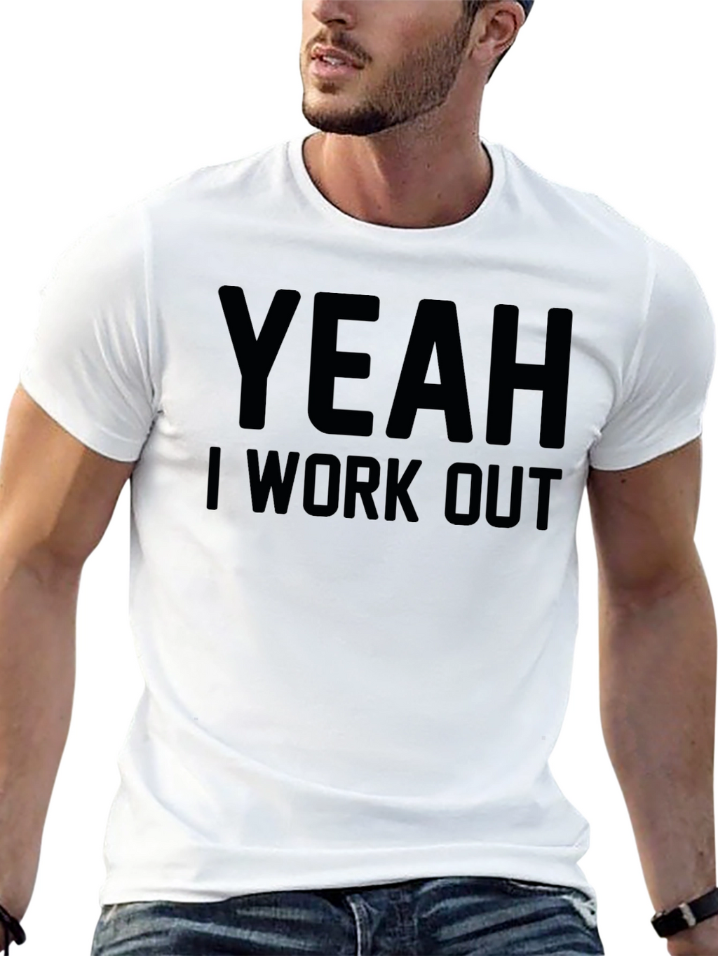 Yeah I Work Out Graphic Tee