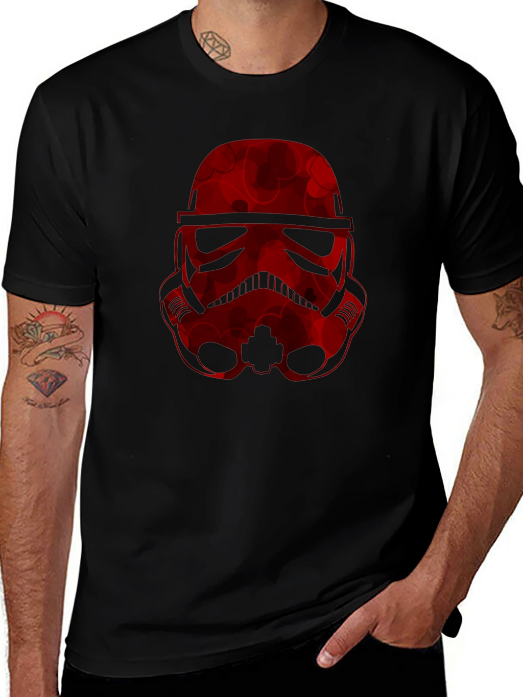 Stormtrooper Helmet Graphic T-Shirt