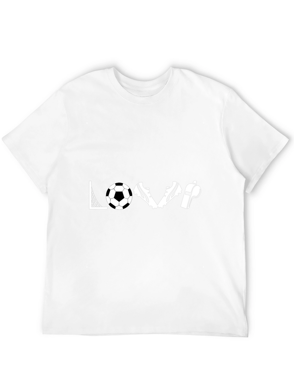 Love Soccer Graphic Tee - Black