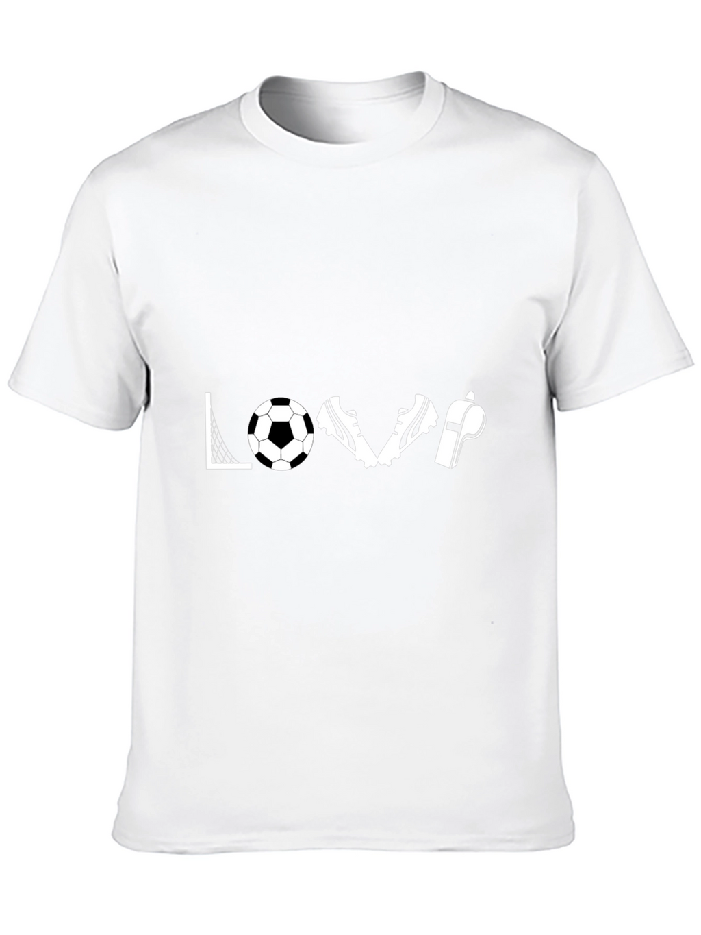 Love Soccer Graphic Tee - Black