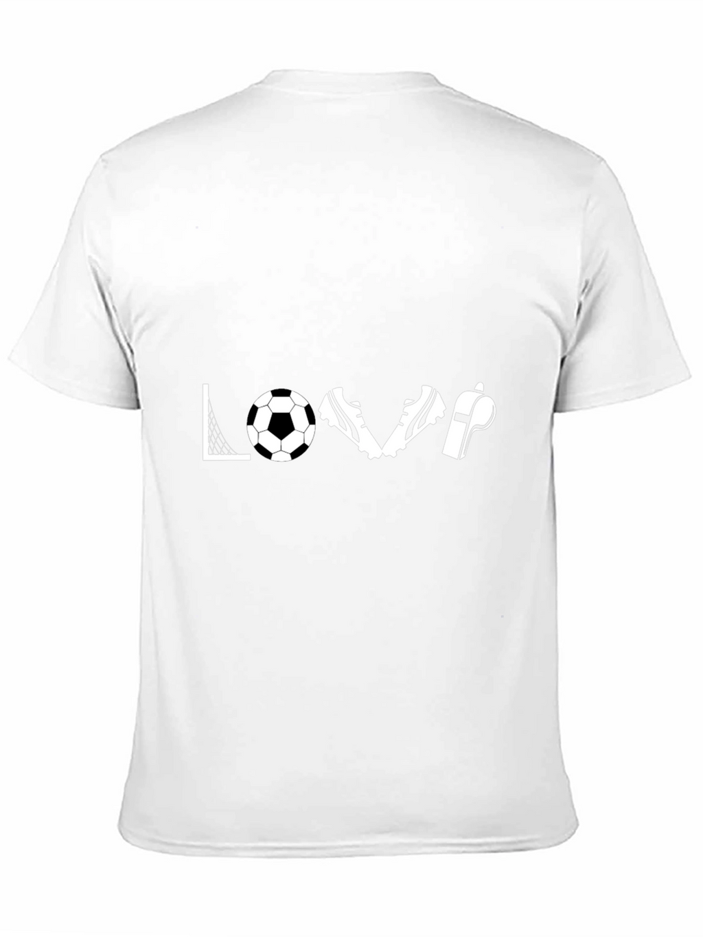 Love Soccer Graphic Tee - Black