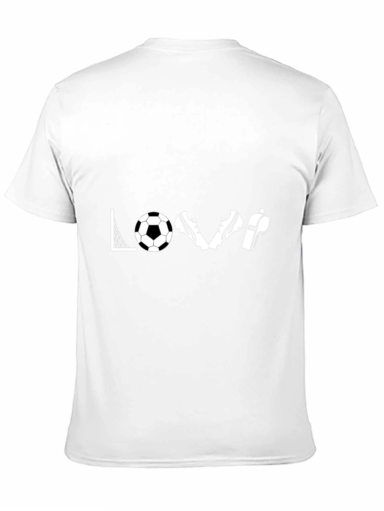 Love Soccer Graphic Tee - Black