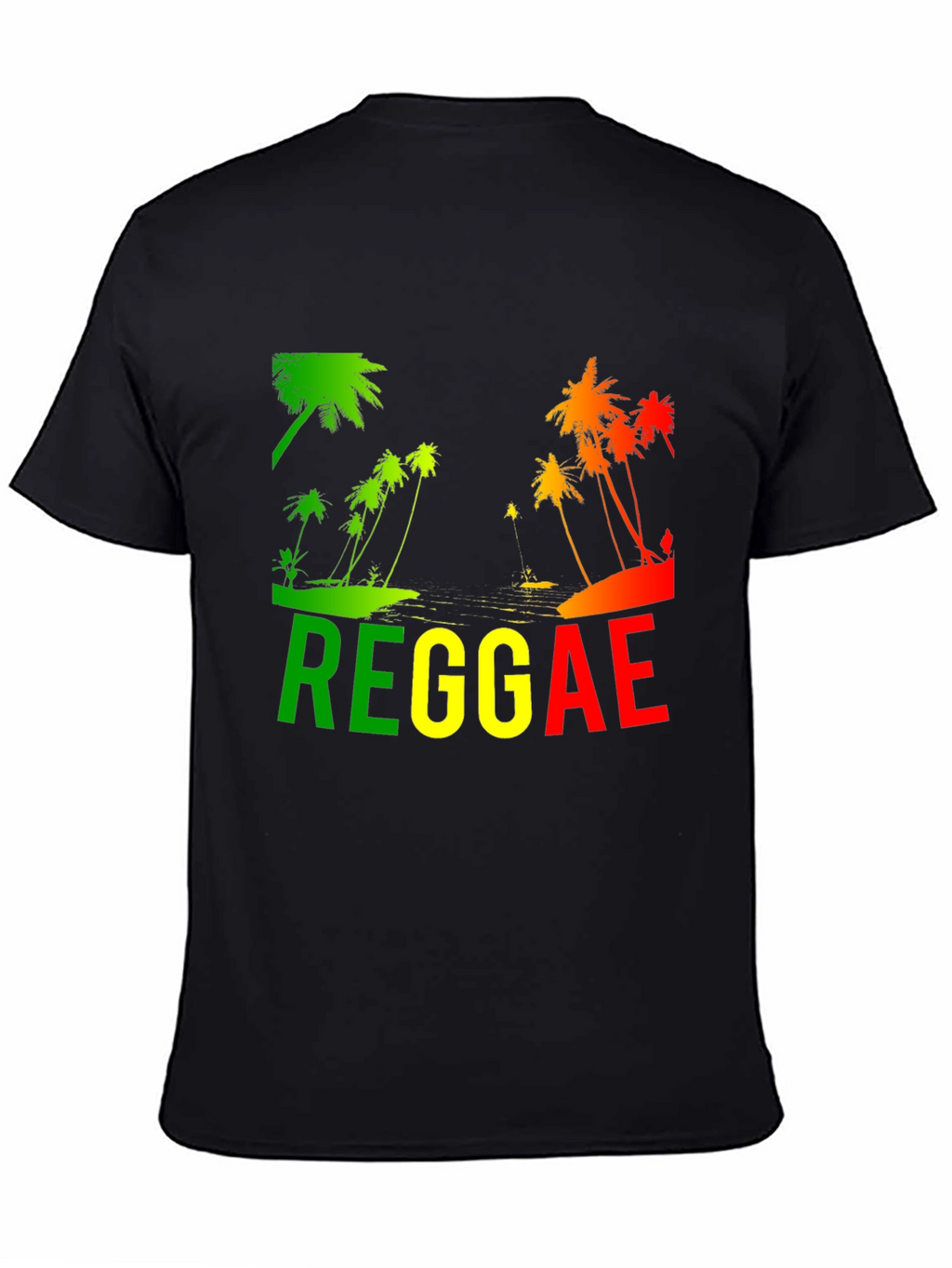 Reggae Palm Tree T-Shirt - Rasta Style