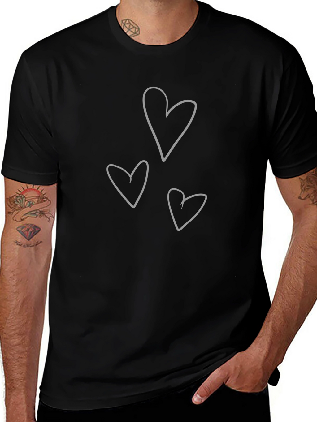 Heart Graphic Tee - Modern Casual Style