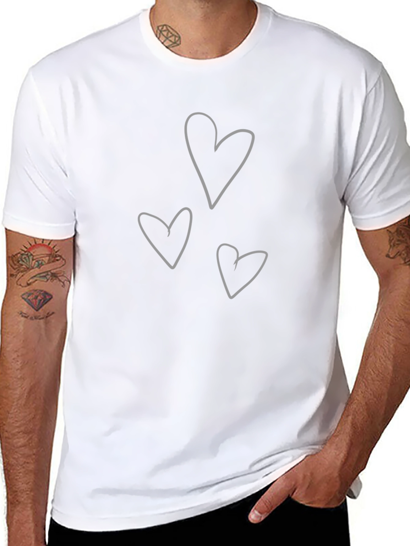 Heart Graphic Tee - Modern Casual Style