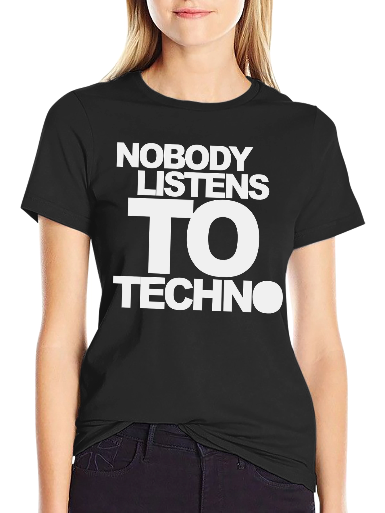 Nobody Listens To Techno Graphic Tee