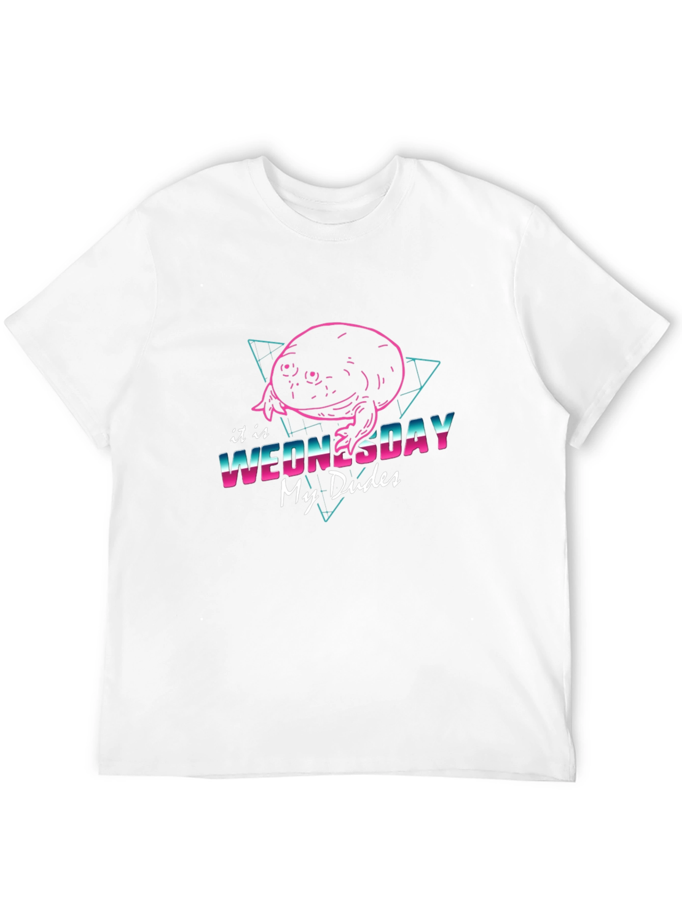 It is Wednesday My Dudes Black T-Shirt