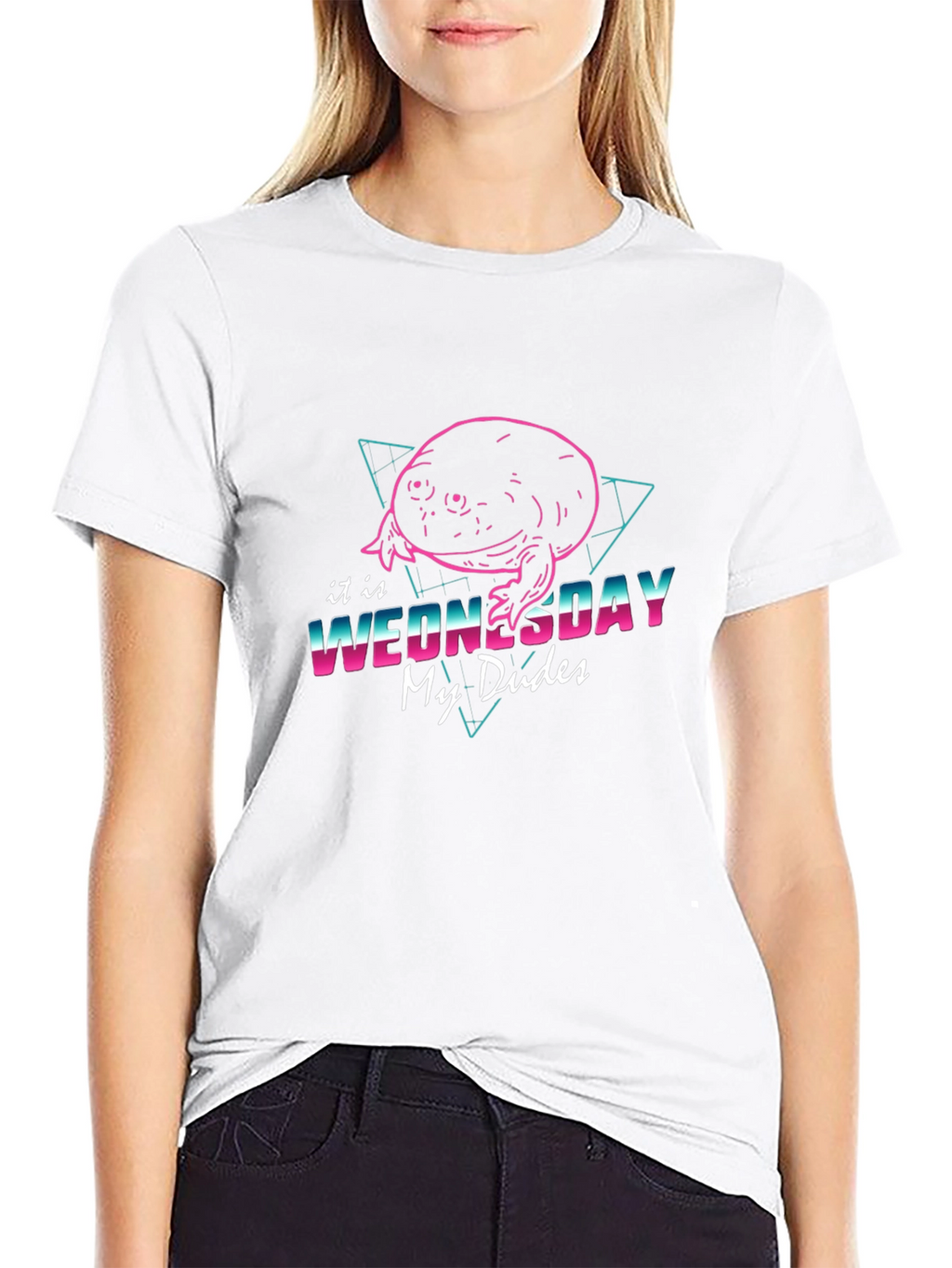 It is Wednesday My Dudes Black T-Shirt
