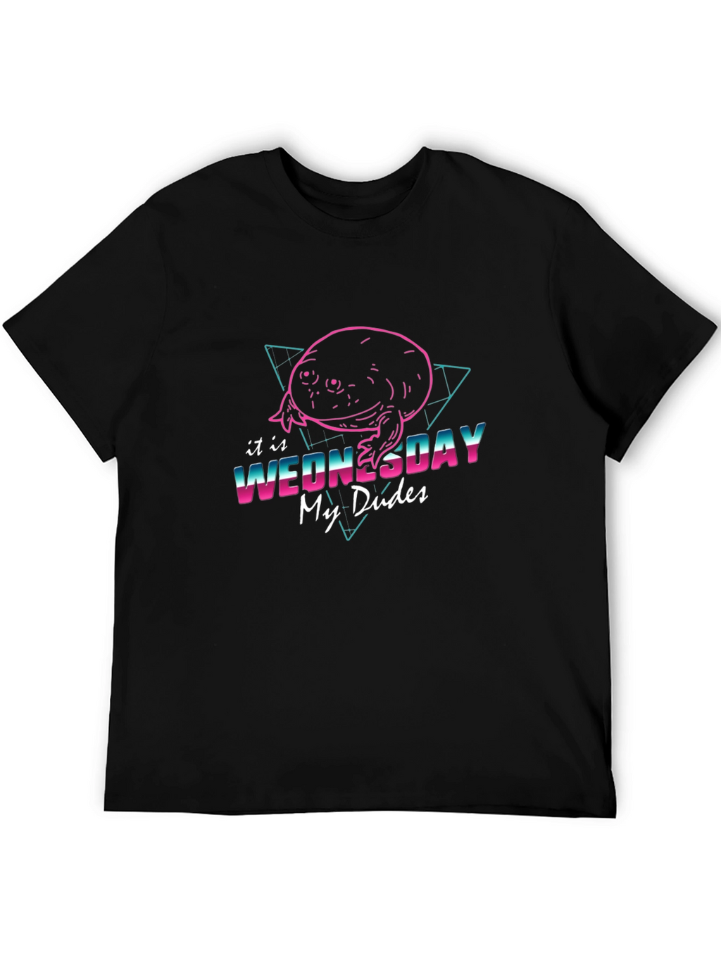 It is Wednesday My Dudes Black T-Shirt