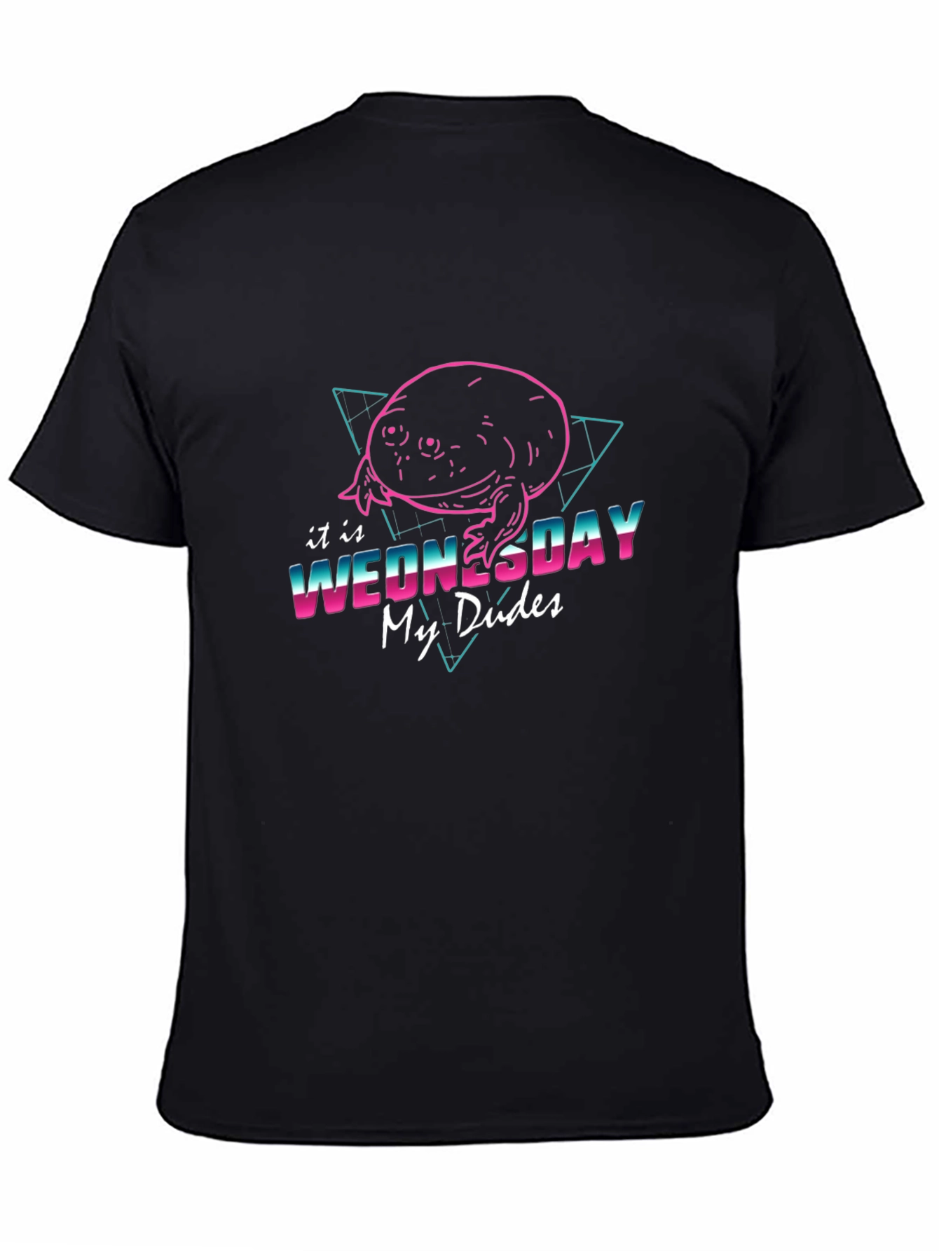 It is Wednesday My Dudes Black T-Shirt