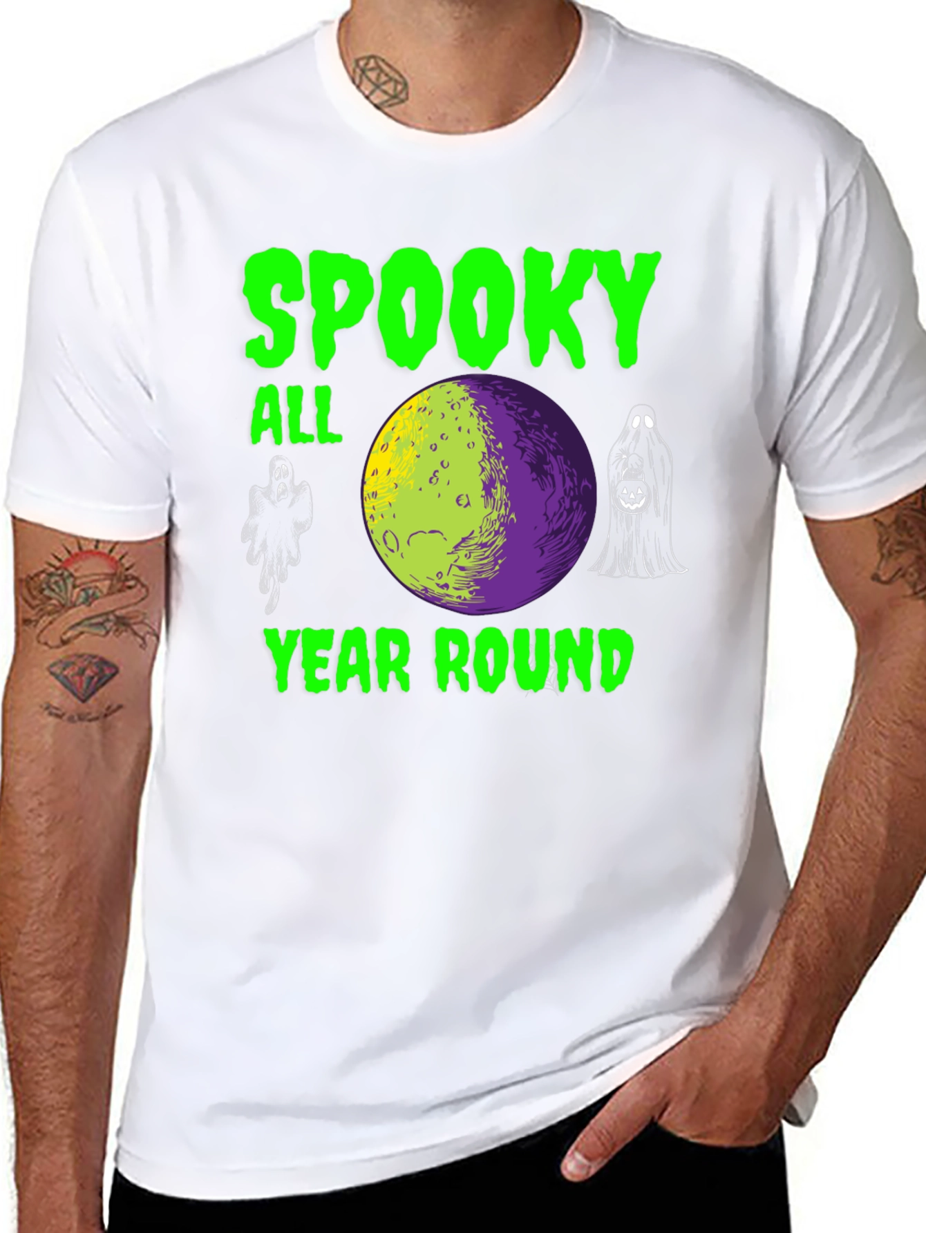Spooky All Year Round Graphic Tee